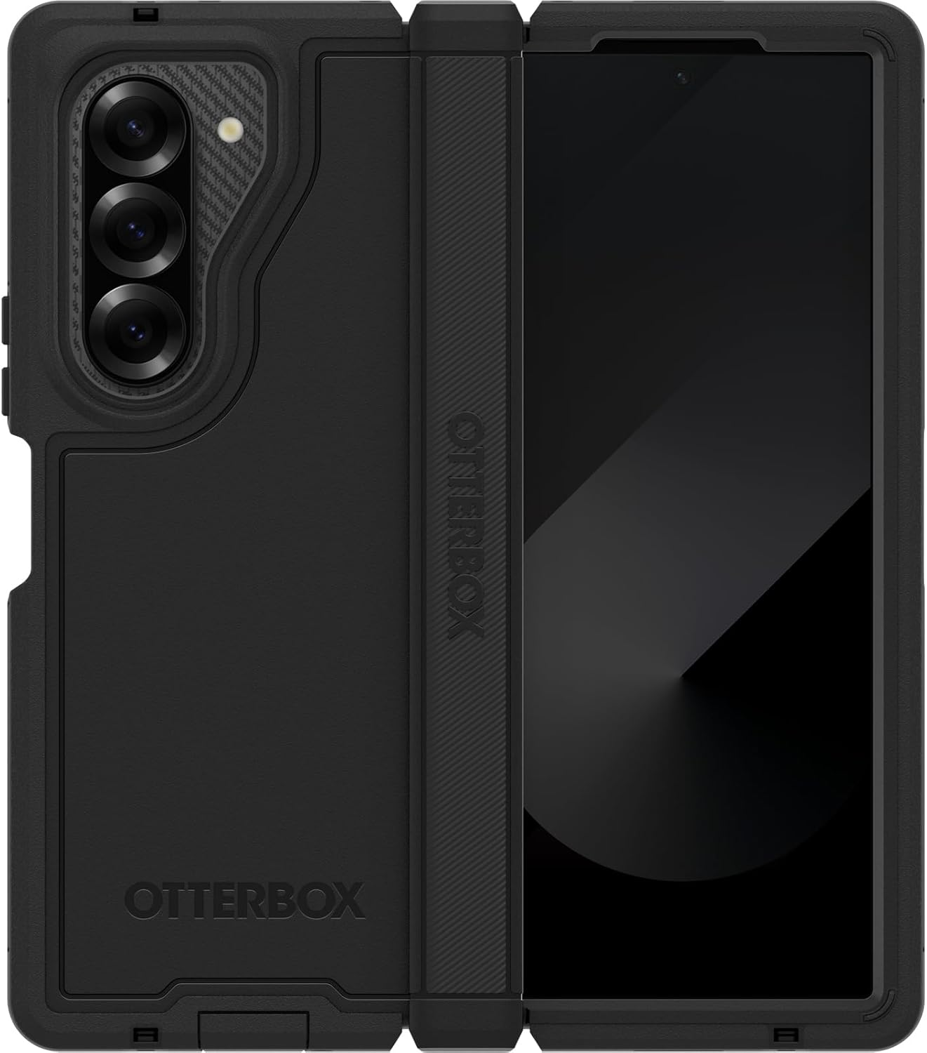 Otterbox Galaxy Z Fold6 Defender Series XT Case - Black, Screenless, Rugged Hinge Protection, Lanyard Attachment, Powershare and Wireless Charging Compatible