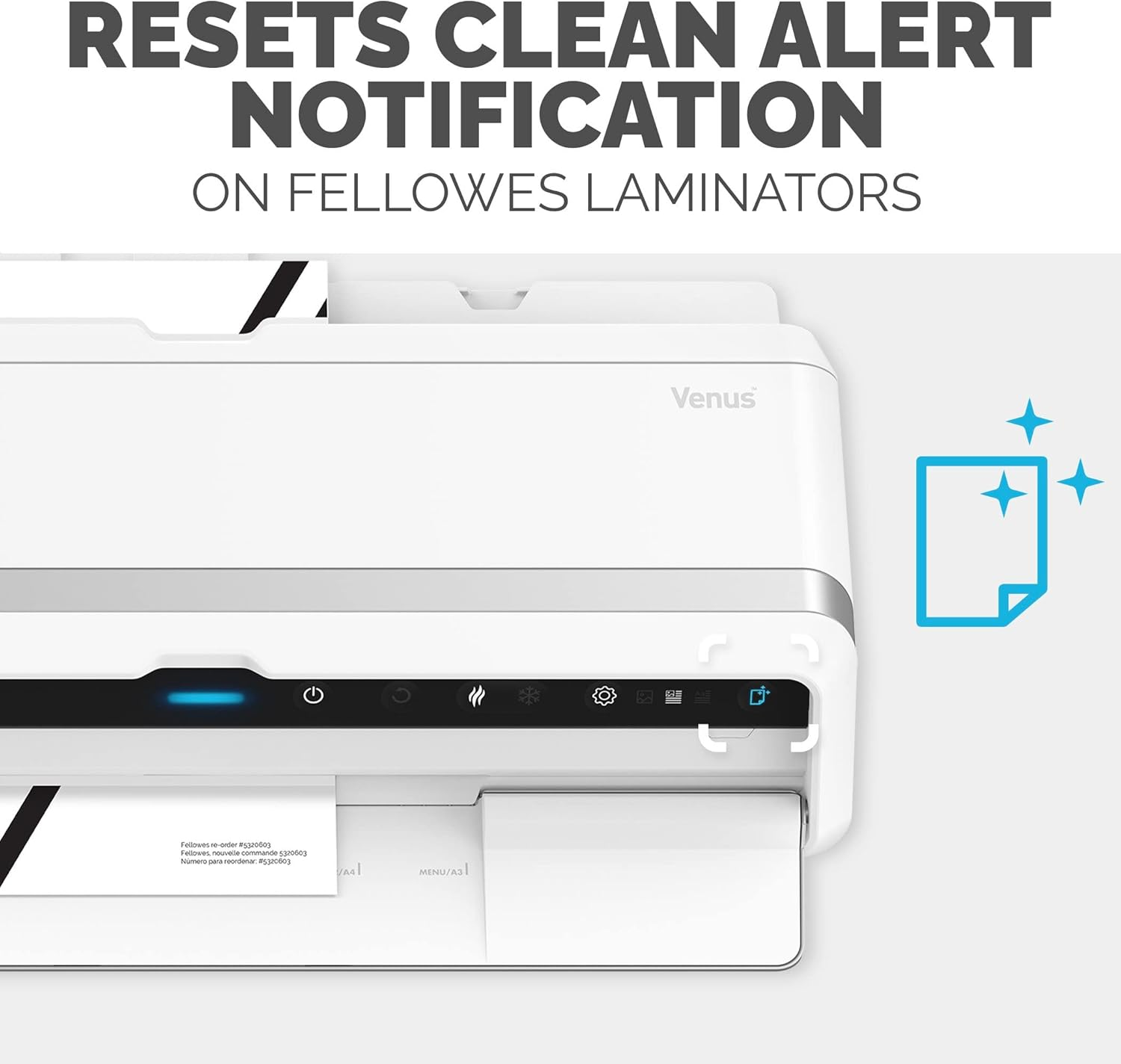Fellowes Laminator Cleaning Sheets, 10 Pack, 8.5 X 11 In image number 5