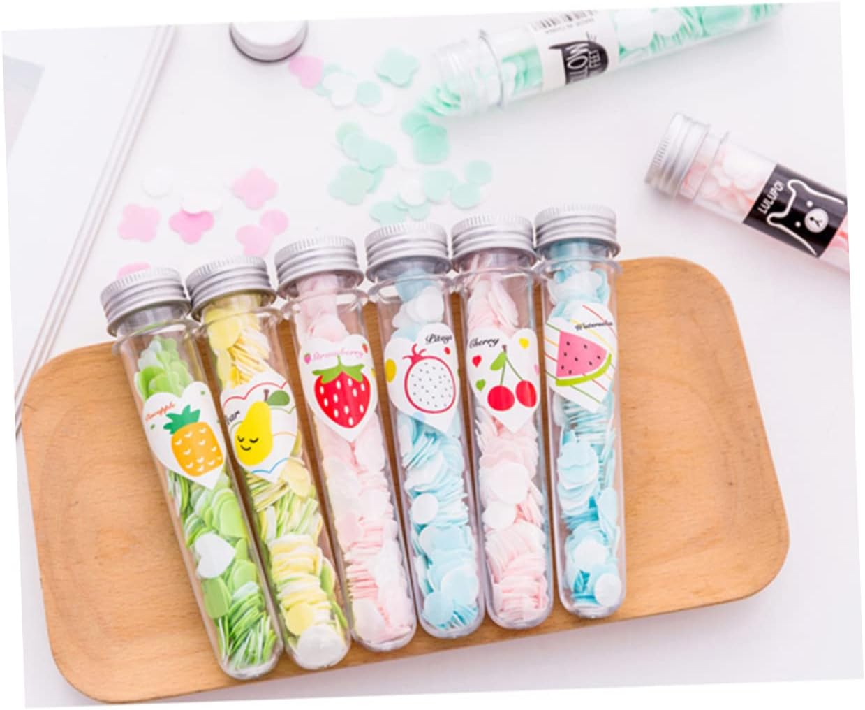 Parliky 12Pcs Portable Soap Paper Sheets Eco-Friendly Disposable Soap Flakes for Hand Washing Travel and Outdoor Activities Random Patterns for Easy Cleaning image number 3