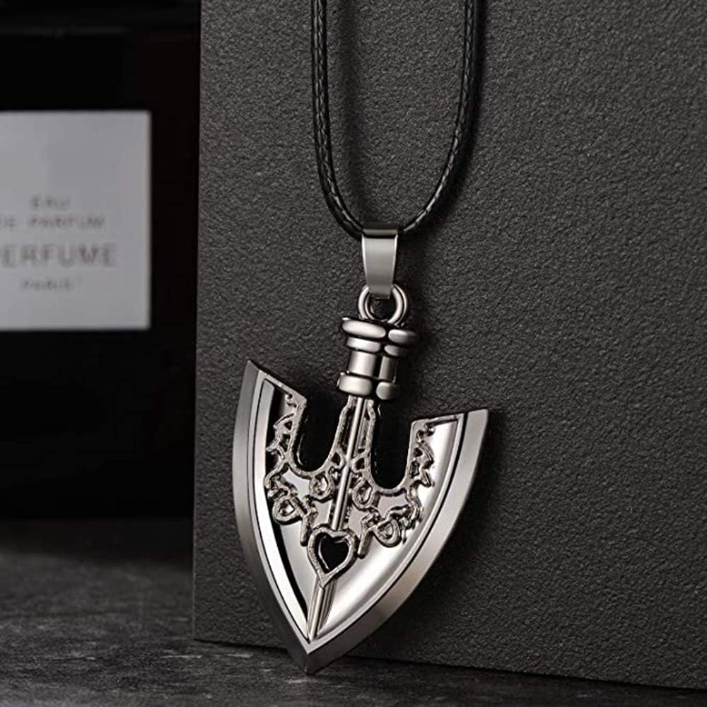 Officialotaku JJBA Stand Arrow Cosplay Prop Pendant Necklace - Silver, One Size, Zinc, No Gemstone image number 4