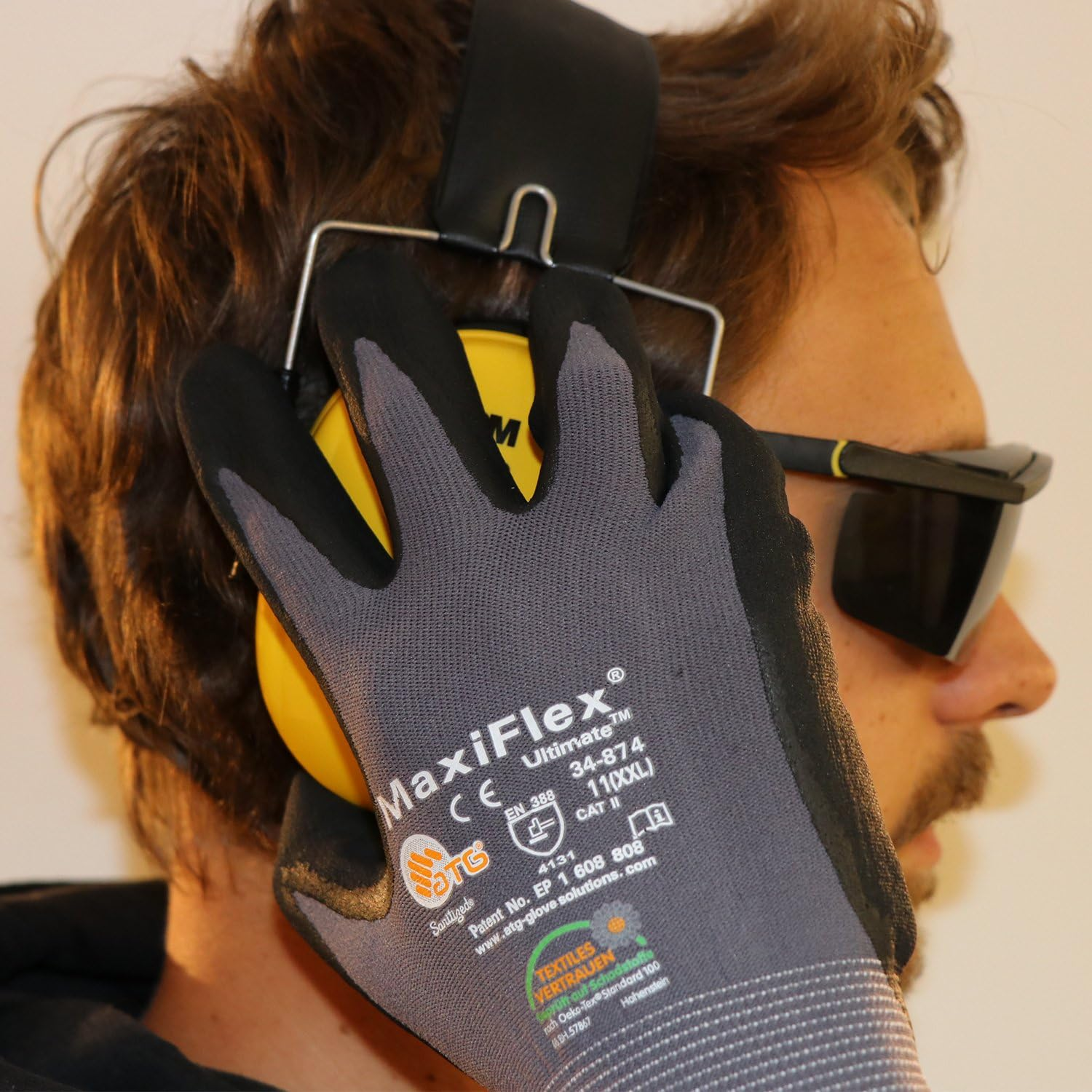 ATG Maxiflex Ultimate 34-874 Protective Gloves, Gr&ouml;&szlig;e 11 image number 2