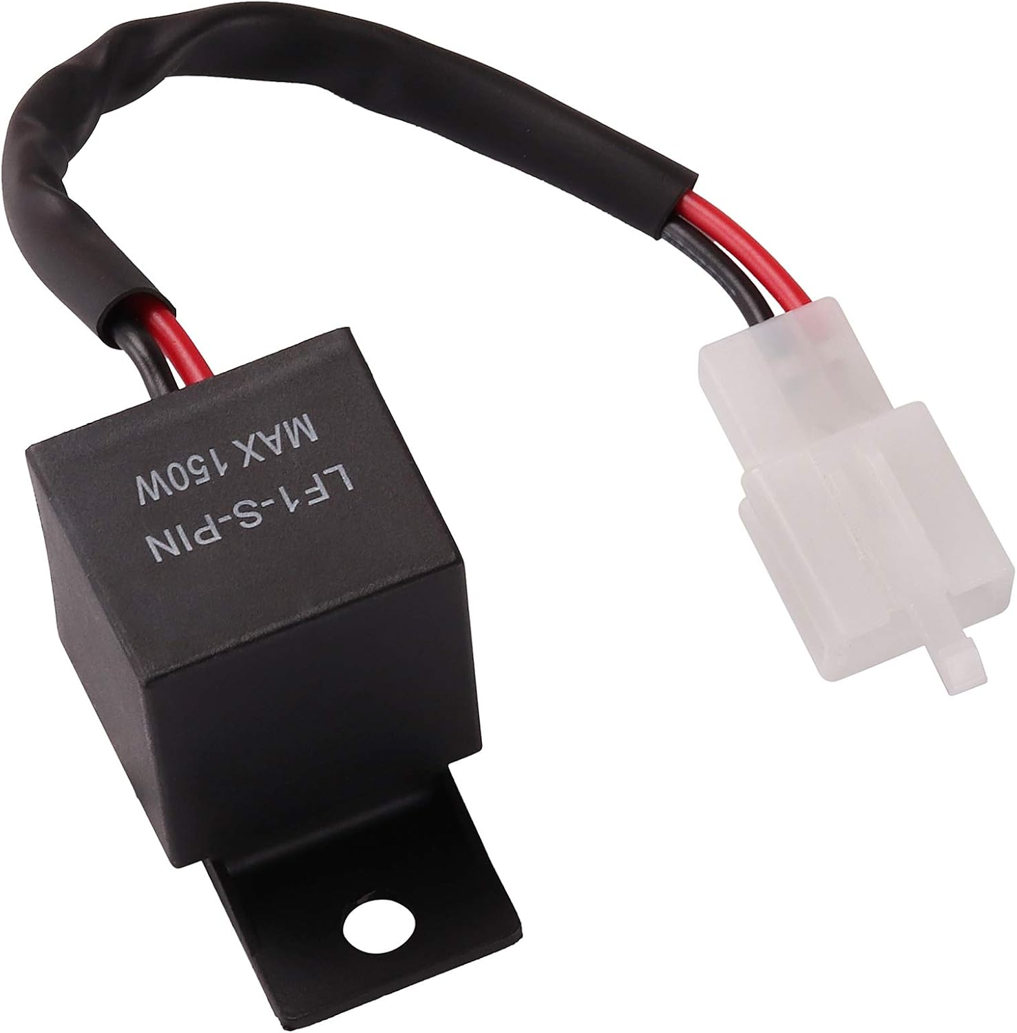 Kinstecks 2Pin Flasher Relay 12V Motorcycle Indicators LED Light Flasher for Motorcycle LED Indicators Turn Signal Light