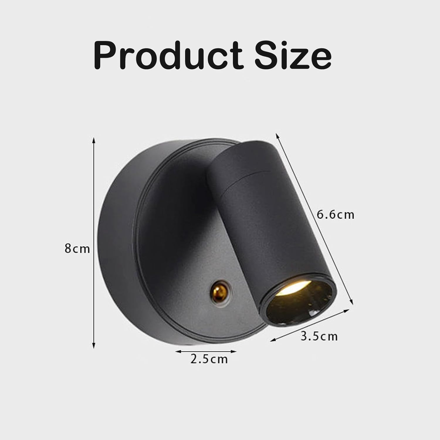 Spot Lights Indoor, Rechargeable Plant Spotlight Indoor, 350&deg; Rotate Wireless LED Uplighting, Battery Powered Ceiling Spotlight for Artwork Painting Tree Plant Picture Lights Wall Light (Black) - Black image number 1