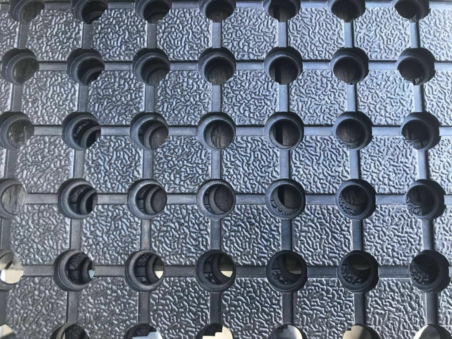 UTE Mats - Super Heavy Duty Vented Perforated Rubber - 10Mm Thick & 1830 Wide, 2.4M Long X 1.83M Wide image number 1