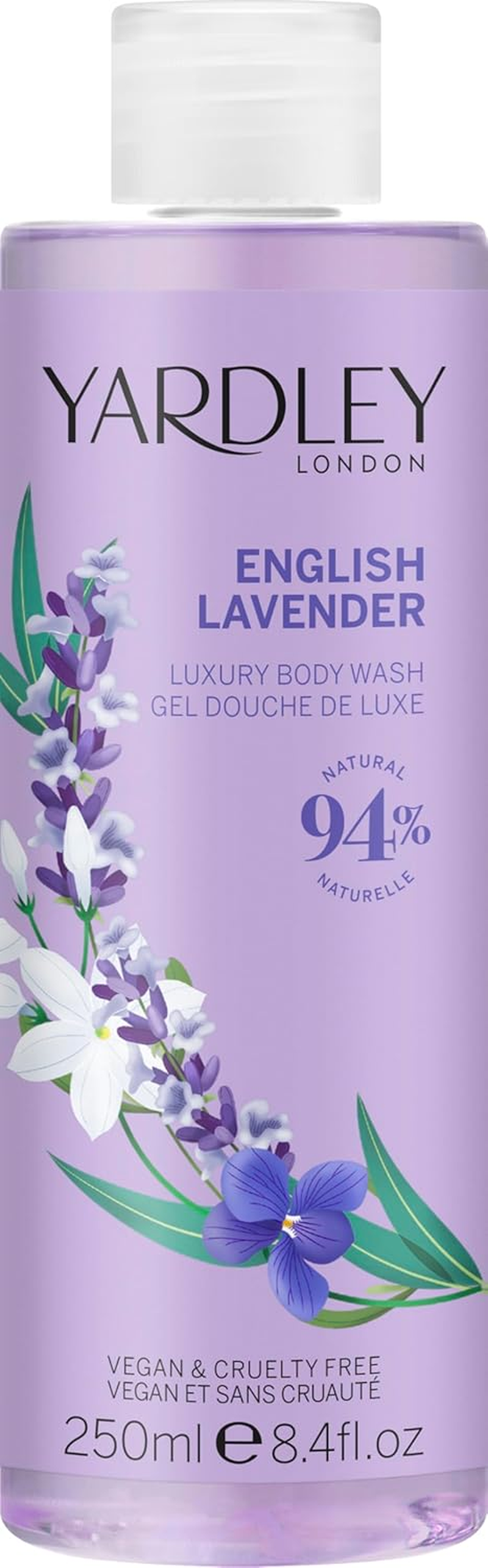 English Lavender by Yardley Luxury Body Wash 250Ml image number 3