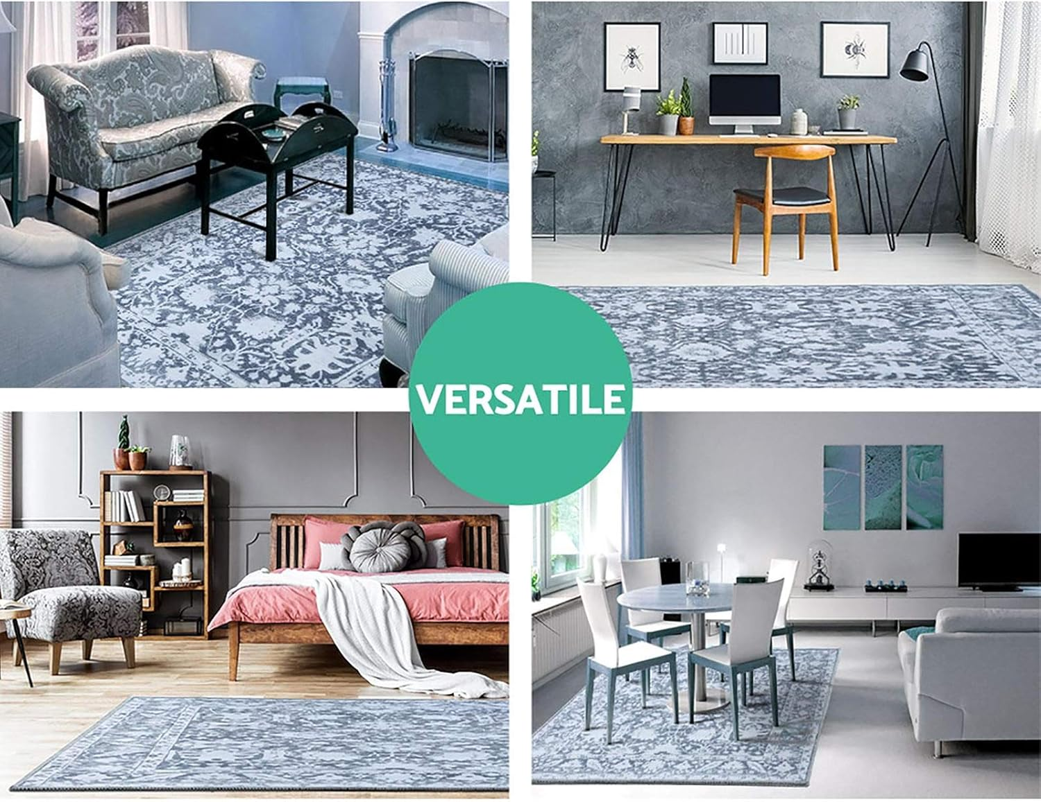 Artiss Floor Rugs, 200 X 290Cm Floors Runner Area Rug Multicoloured image number 3