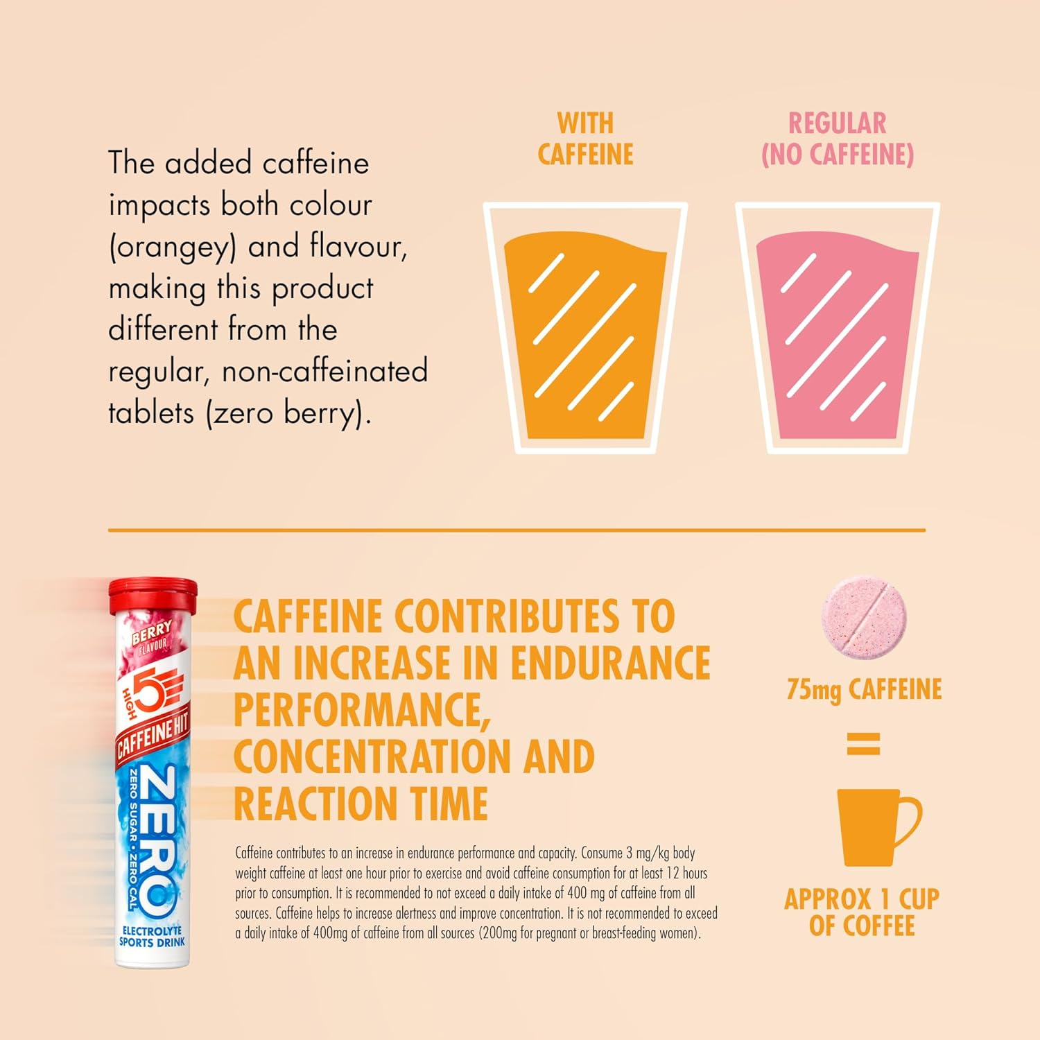 HIGH5 Zero Caffeine Hit 8X20 Tabs Berry - 8 X 20 Tablet Tubes, Berry image number 3