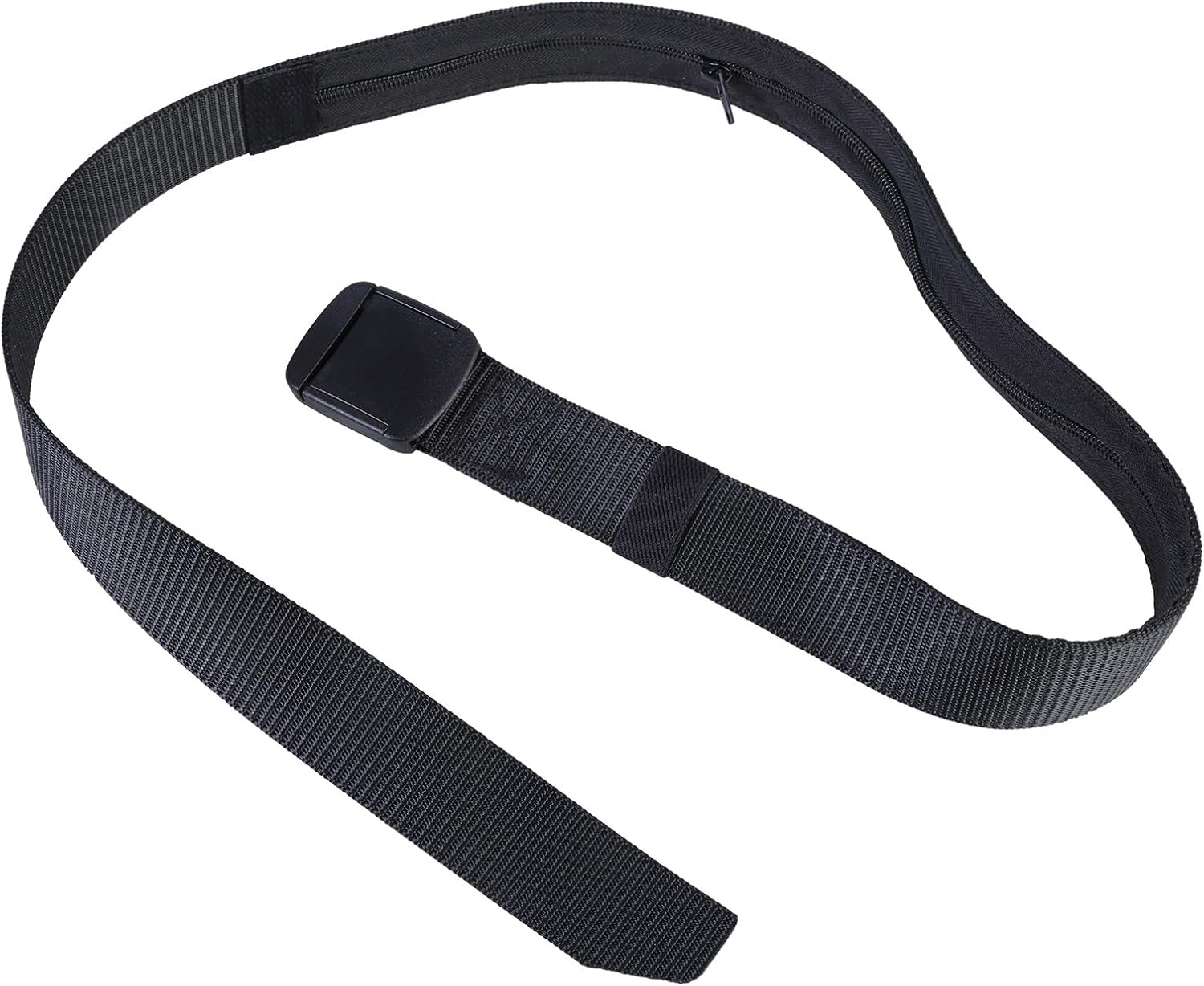 Travel Security Money Belt for Men Secret Hidden Cash Safe Anti-Theft Wallet Belt Waist Pack Hide Stuff Pocket image number 2