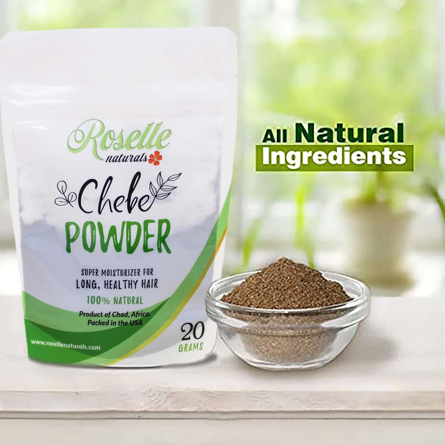 CHEBE POWDER Authentic from Ms Sahel Chad. Hair Growth Formula, Super Moisturizing All Natural Hair Mask image number 3