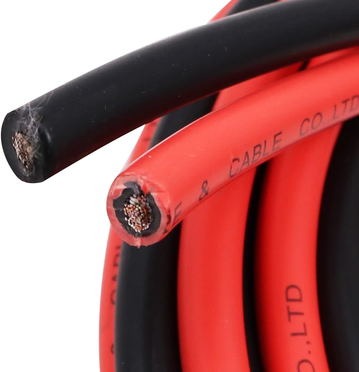 ZONADA Pair of 9.15M 6Mm2 10AWG Single Core Extension Cables with Connectors for Solar Panels and Solar Systems 9.15 Meters (30 Feet) Cable with Plug image number 2