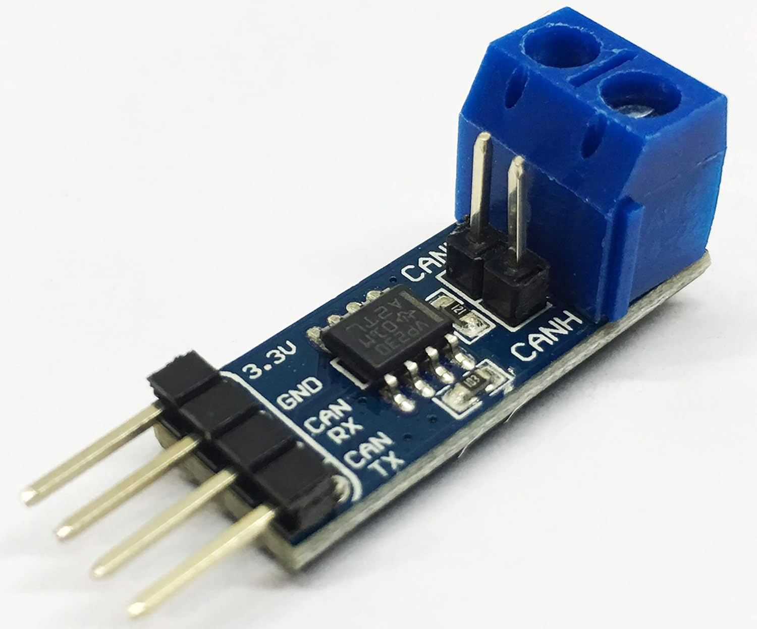 Waveshare SN65HVD230 CAN Board Connecting Mcus to CAN Network Features ESD Protection Communication Evaluation Development Board 3.3V [1 PC]