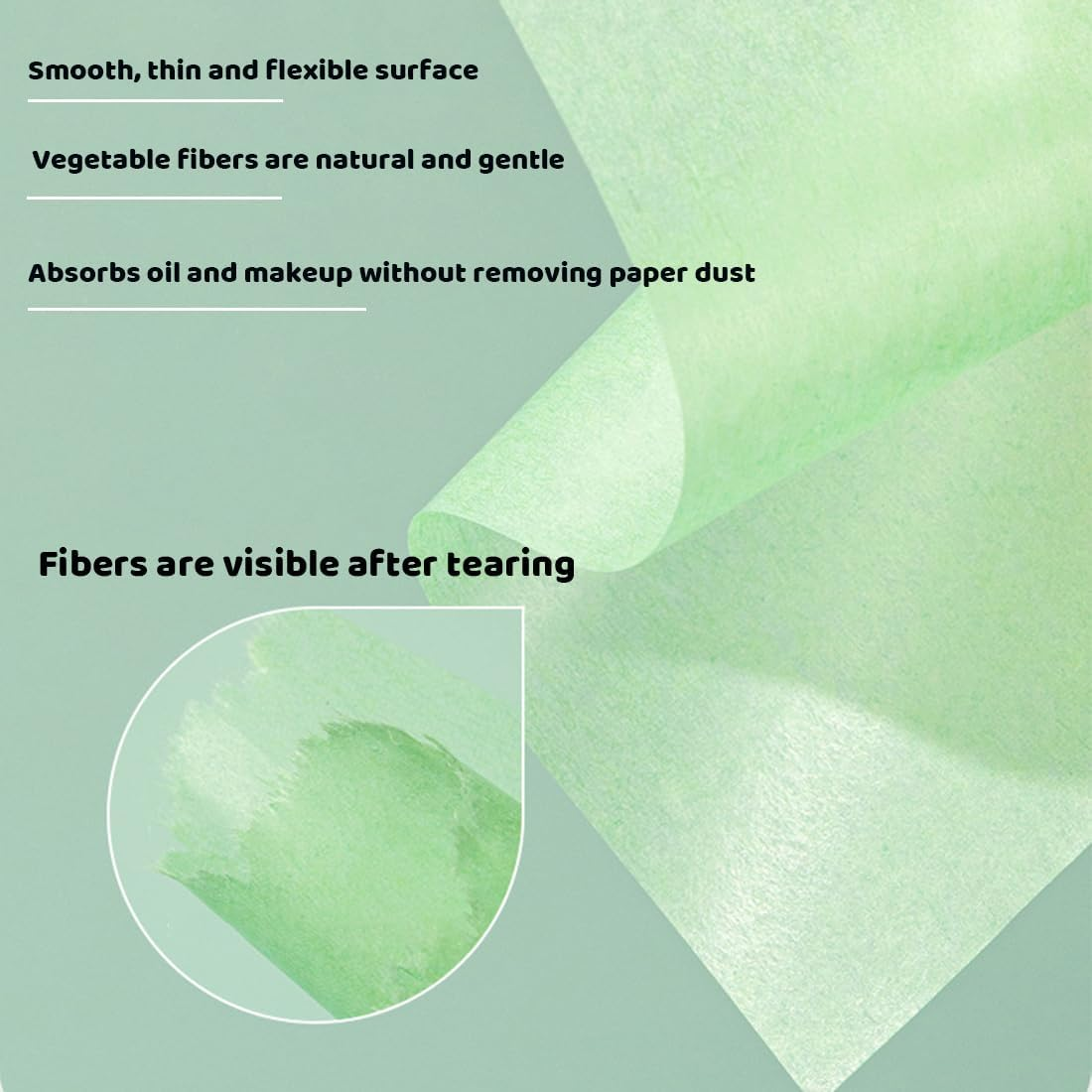 XYTAHDM 600 Sheets Blotting Paper Oil Control Paper Face Blotting Paper Face Oil Absorbent Paper for Men Women Oily Skin (6 Colours) image number 3