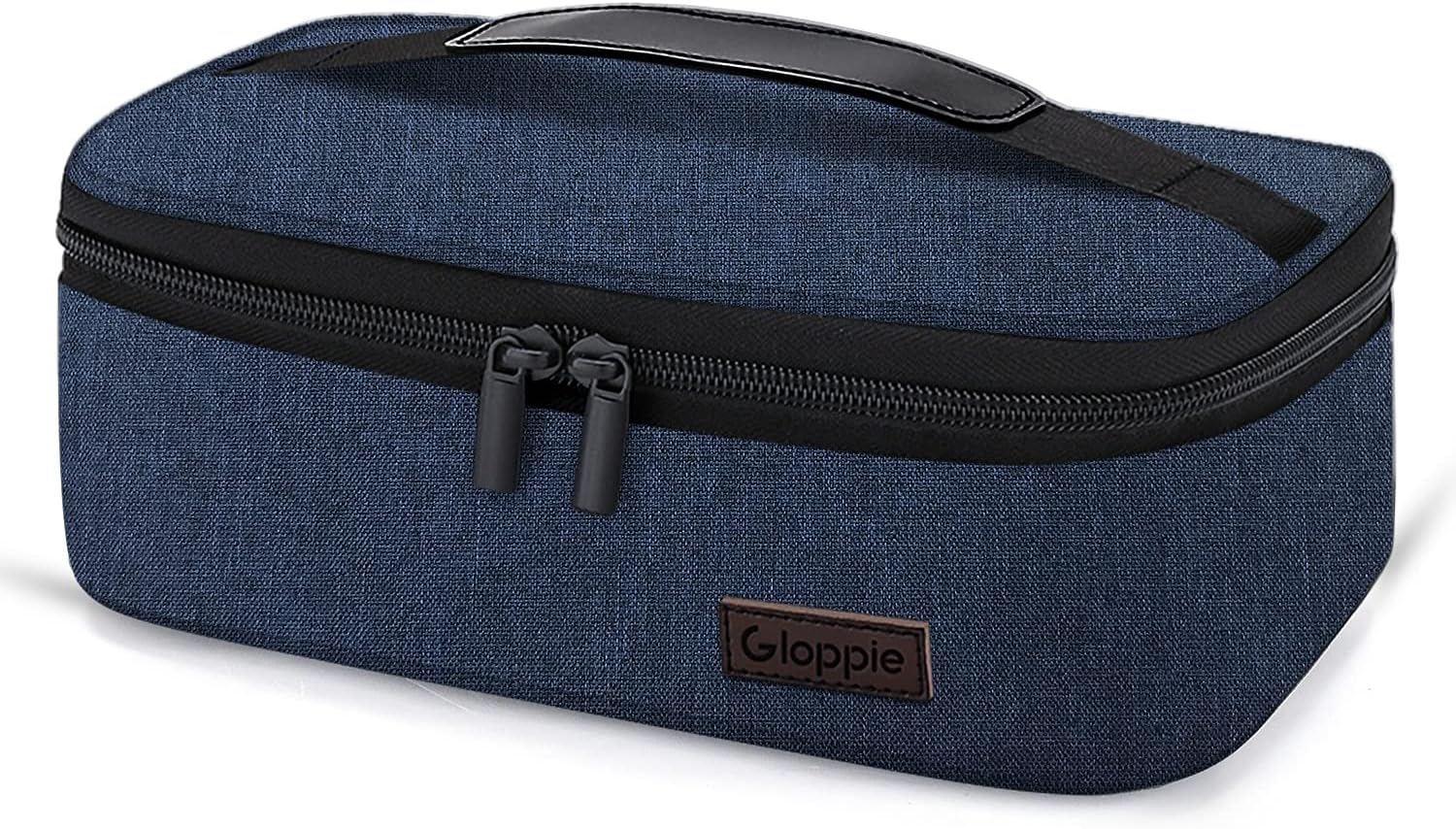 Gloppie Small Lunch Bag for Men Women Insulated Lunch Box Mini Lunchbox Kids Lunch Box Bag Adult Portable Cooler Bags Reusable Snack Bag Black
