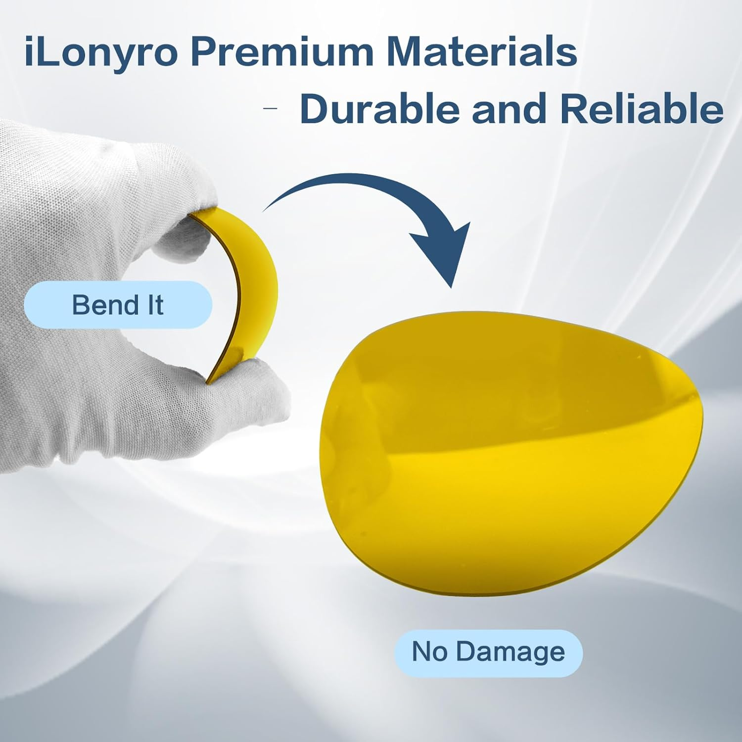 Night-Driving-Vision-Glasses anti Glare for Men Women - Polarized,Night Vision Glasses for Driving, Night Time, Fit over Glasses,Astigmatism,Yellow Lens,Shiny Black Frame image number 1