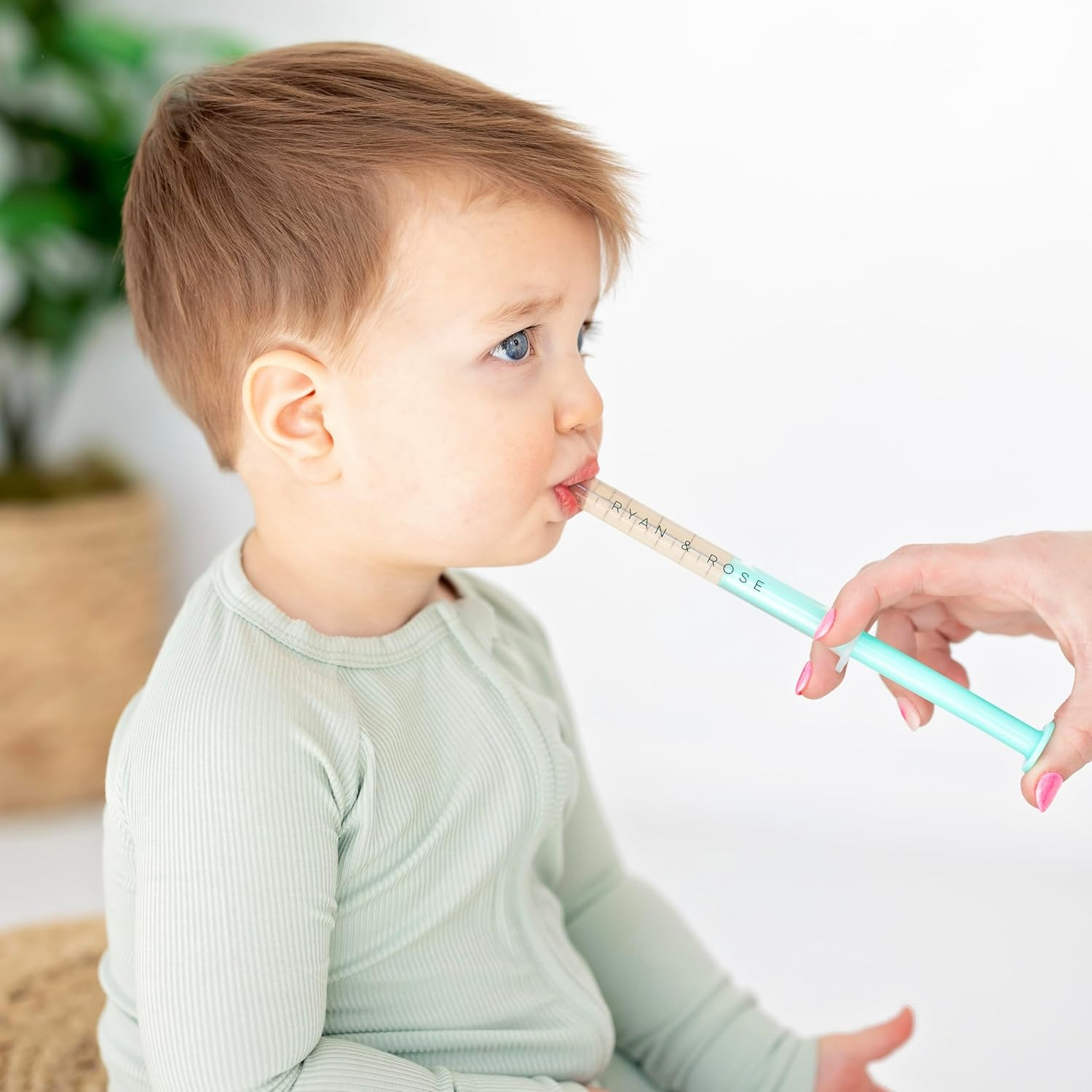 Ryan & Rose Cutie Dose - Baby Medicine Dispenser Syringe for Children, Medication Dropper - 3 Pack (Lollipop) image number 1