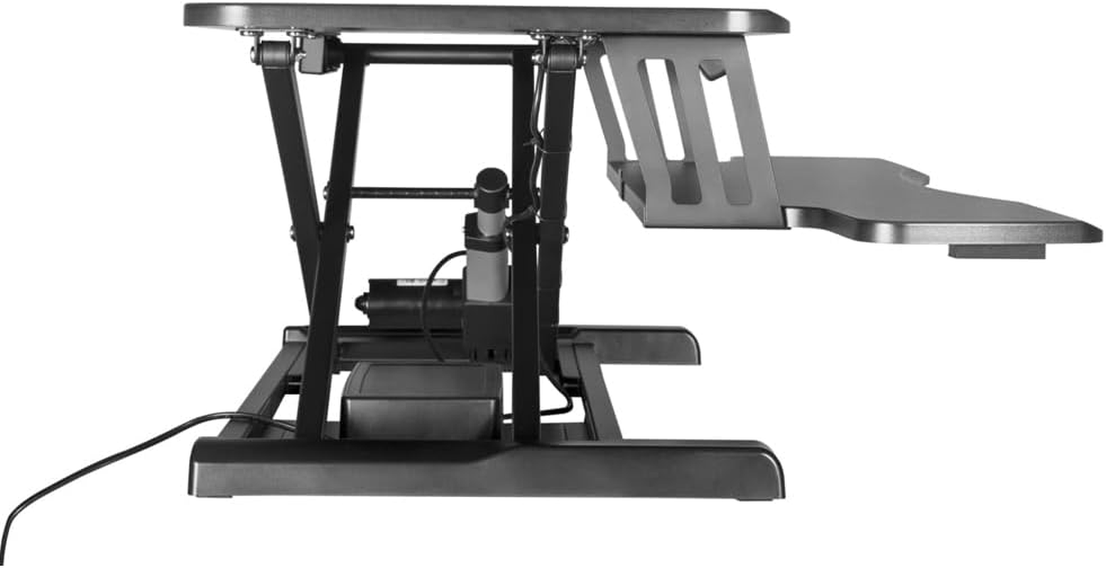 Brateck Electric Sit Stand Desk Converter with Keyboard Tray Deck