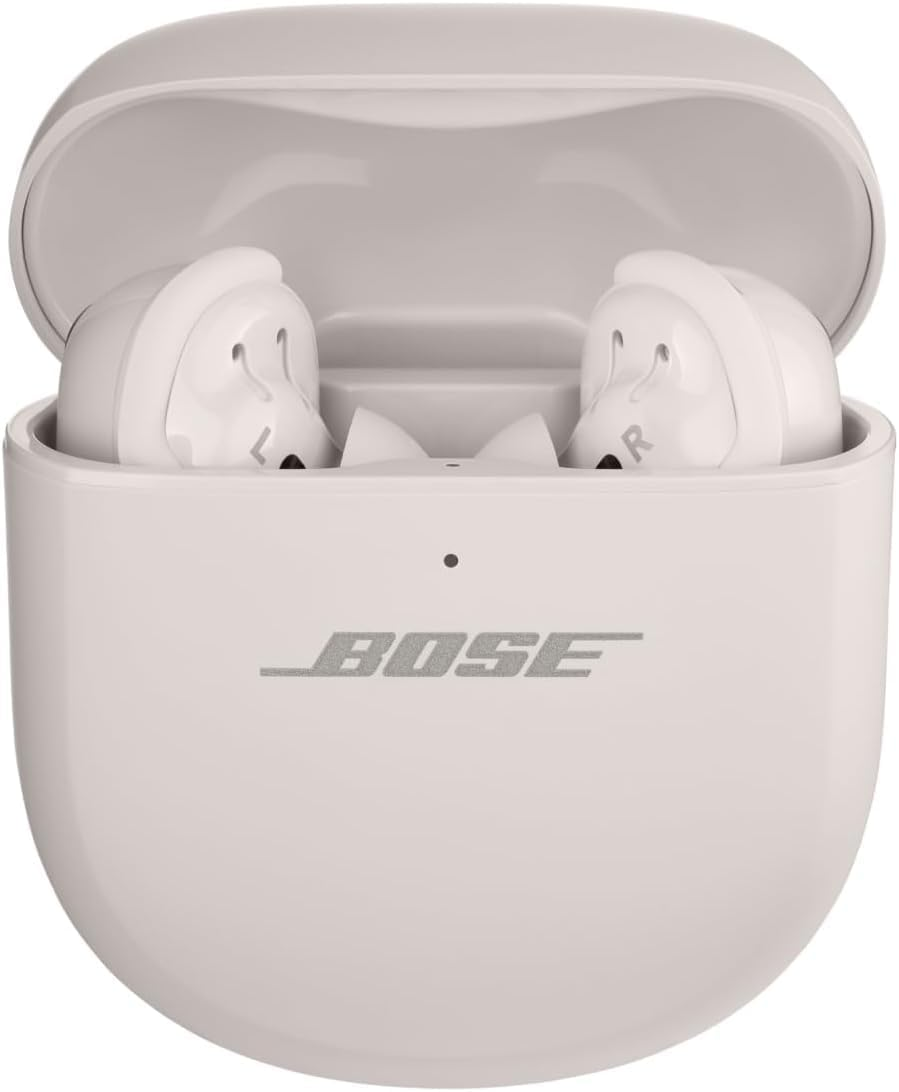 Bose Quietcomfort Ultra Wireless Noise Cancelling In-Ear Earbuds, Bluetooth Noise Cancelling Earbuds with Spatial Audio and World-Class Noise Cancellation, White Smoke - White image number 6