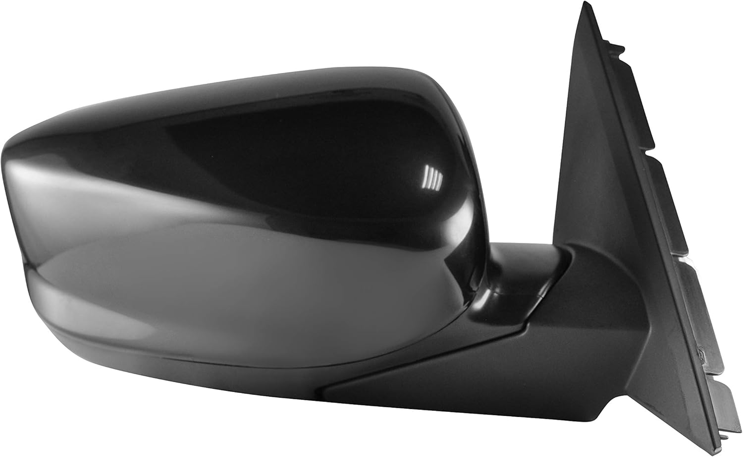 Driver Side Side View Mirror - Unpainted, Heated, Power Operated, Manual Folding, Side View Mirror for (2008,2009,2010,2011,2012) Honda Accord - Parts Link #: HO1320231 image number 2