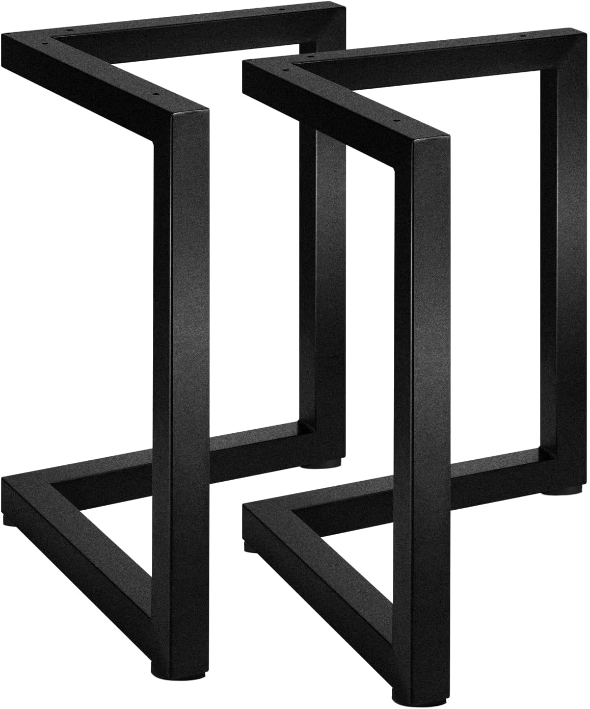 Oikiture Table Leg Desk Coffee Dining Furniture Hardware Metal Legs X2 Home Improvement Bench Steel DIY Furniture Industrial 71 X 71CM image number 1