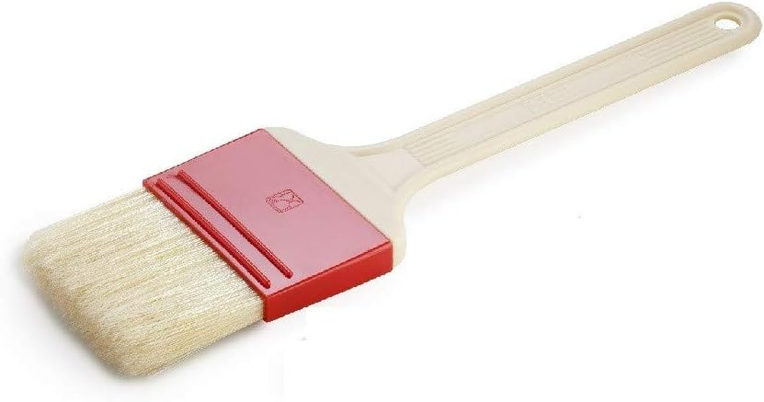 Brush with Blue Polyester Bristles. Width 7.5 Cm. Bristle Length: Approx. 4 Cm. Natural Bristles. Handle: PA Plastic Reinforced with Fibreglass, Natural Bristles, Breite 10 Cm
