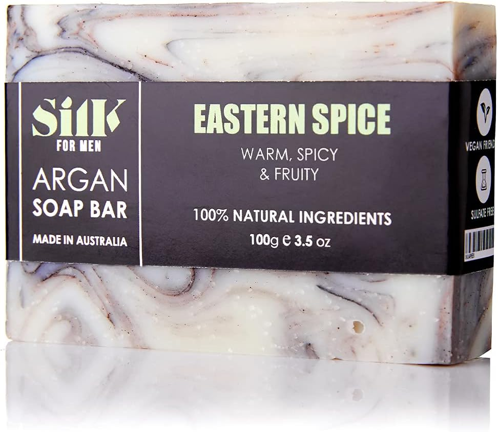 Silk Oil of Morocco Silk for Men Eastern Spice Argan Soap Bar 100 G image number 1