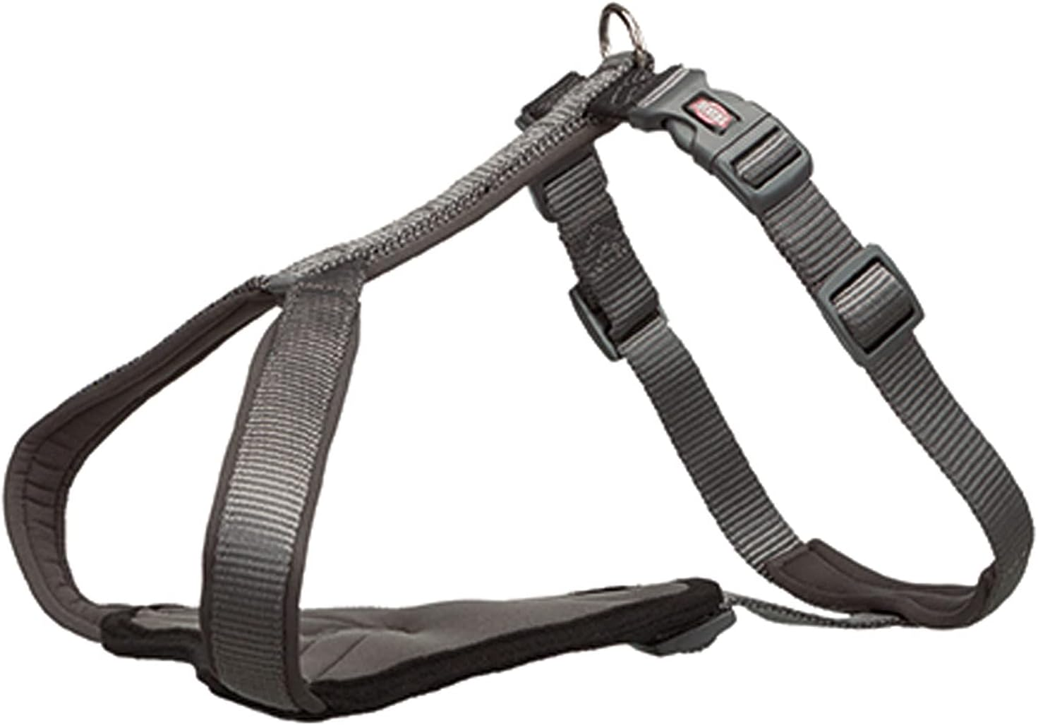 TRIXIE Dog Premium Y Harness, XS - S: 35-40 Cm/15 Mm, Graphite (Advent 03) image number 4