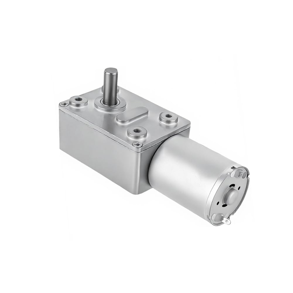 Joyzan Worm Geared Motor, Dc 12V Gear Box Motor Reversible High Torque Electric Motor Electric Drive Reduction Motor for Windows Door Opener and Miniature Winch (6RPM) image number 6