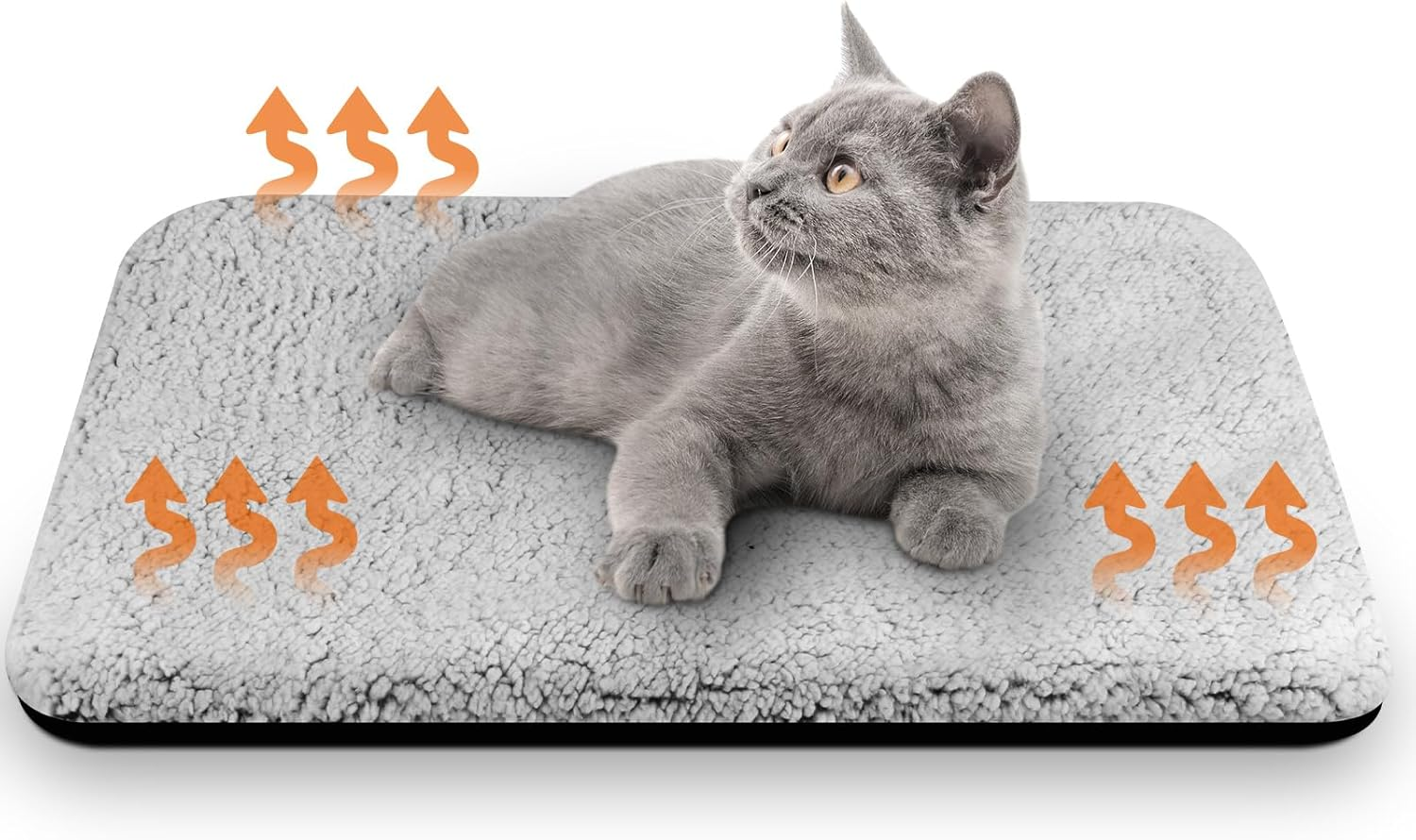 MOCOBO Self-Heating Blanket for Dogs and Cats 70 X 48 Cm - Cat Blanket, Heat Blanket, Washable, Non-Slip Base, Cream image number 6