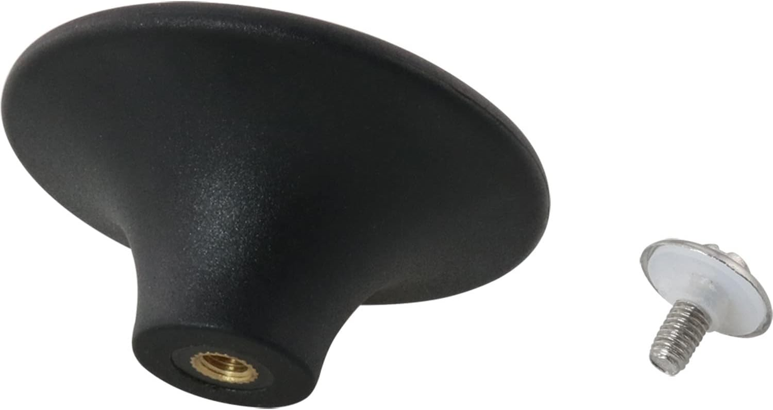 DGBRSM 2Pcs Dutch Oven Knob Bakelite Pot Lid Replacement Knob, Black image number 1