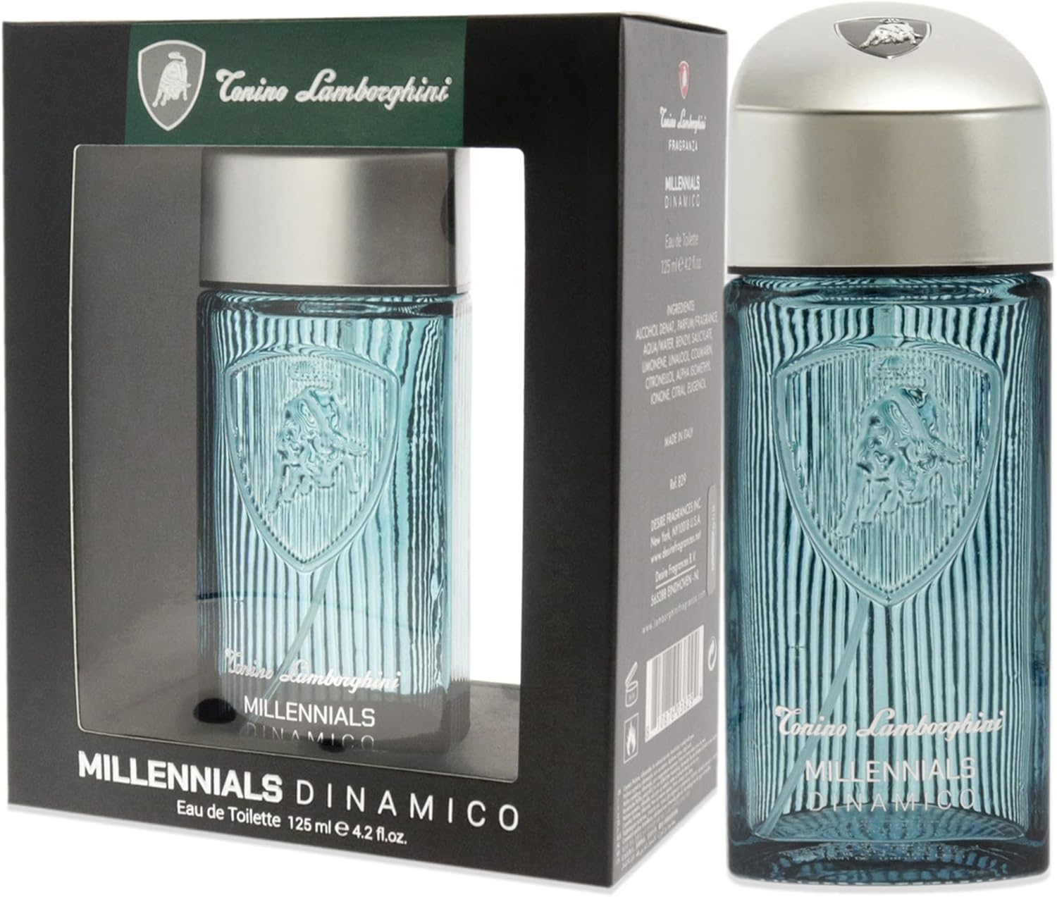 Lamborghini Millennials Dinamico Eau De Toilette Spray for Men 125 Ml