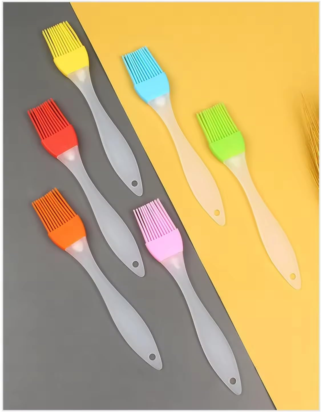 ZIGMART 5-In-1 Glass Oil Sprayer Dispenser Bottle & Durable Oil Sprayer Refillable for Kitchen - High-Quality Oil Sprayer for Air Fryer, Salad Dressing, BBQ, Pourer & Oil Brush (Black) image number 3