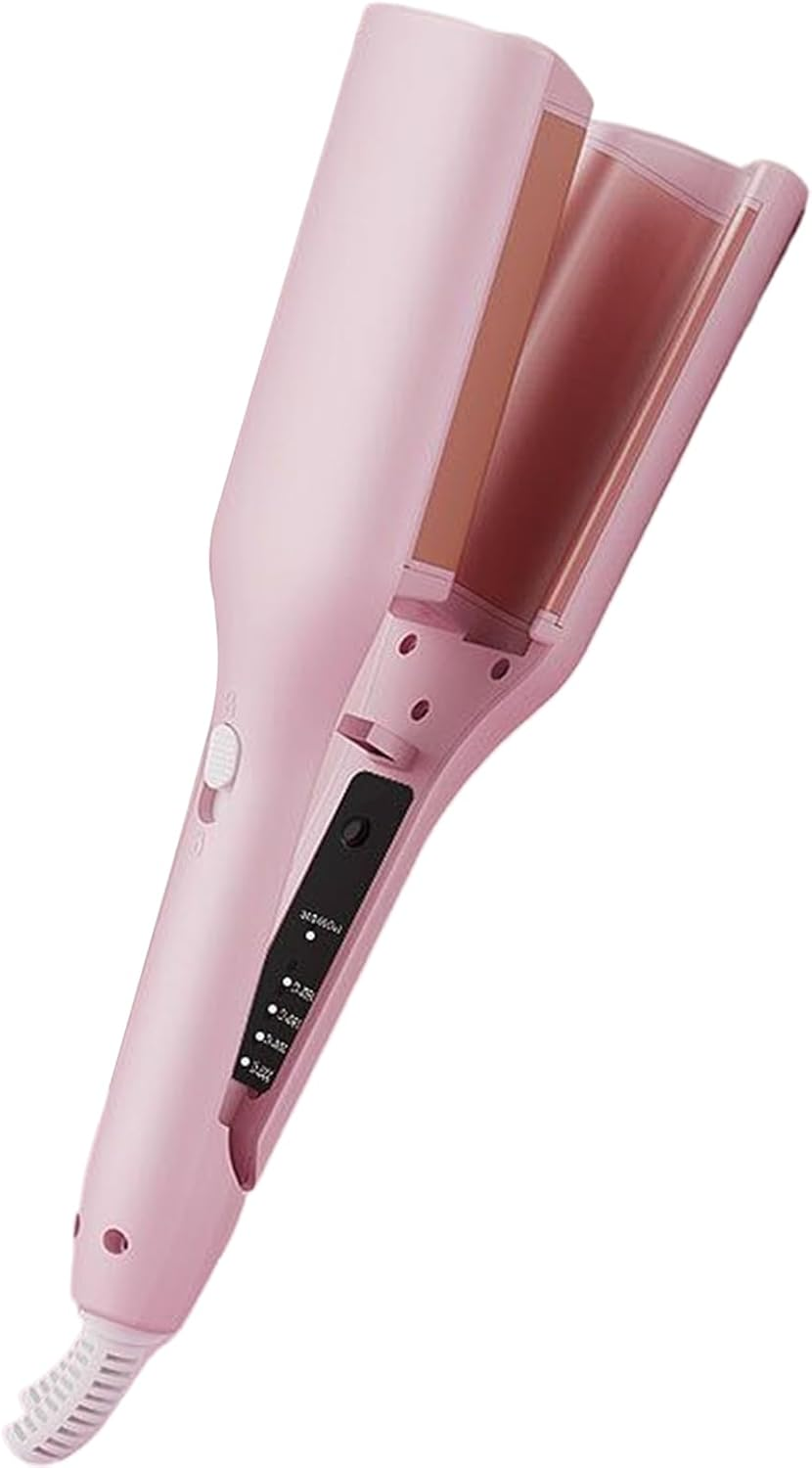 Long Hair Curling Iron | Portable Negative Ion Hair Styling Tool,Adjustable Temperature Hairstyling Tool for Home Salon Travel Wedding Party Hairstylists Mothers College Students Wives Women