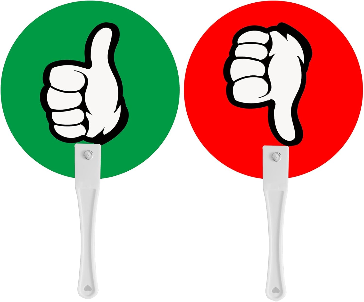 Thumbs Up/Thumbs down Paddles 24 Packs for Classroom Voting, Teacher Classroom Event Supplies and Teacher Student Interaction Signs image number 3