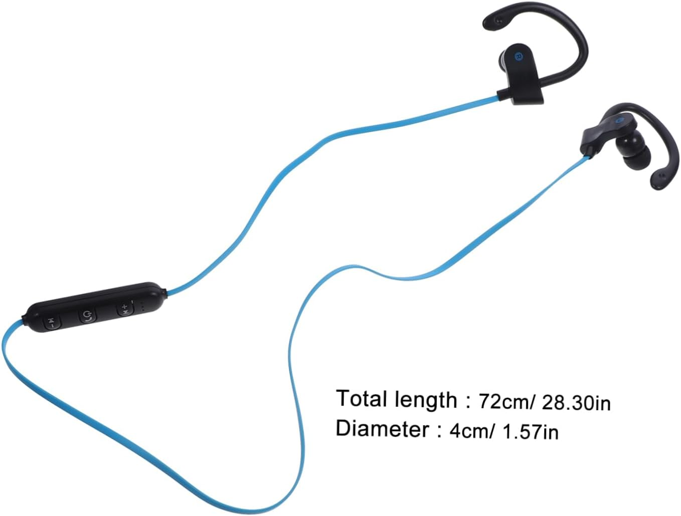 Happyyami Ear Hook Earphones with Microphone Comfortable Wired Headset Speaker TPE Wire Compatible with Devices Black And image number 5