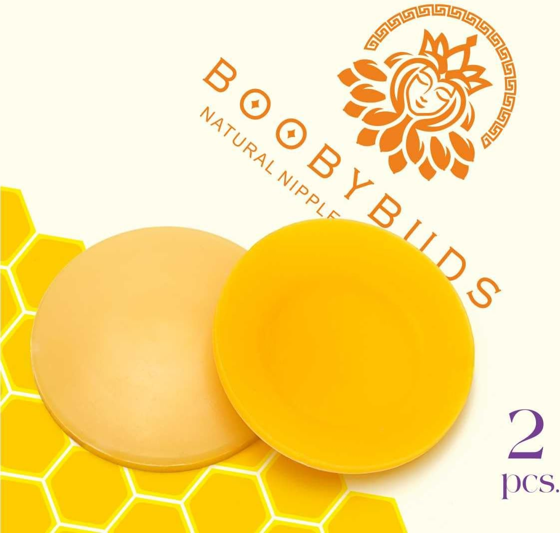 Natural Beeswax Nipple Shields&ndash; Nursing Cups - Nipple Protectors - Safe for Baby and Mom image number 3