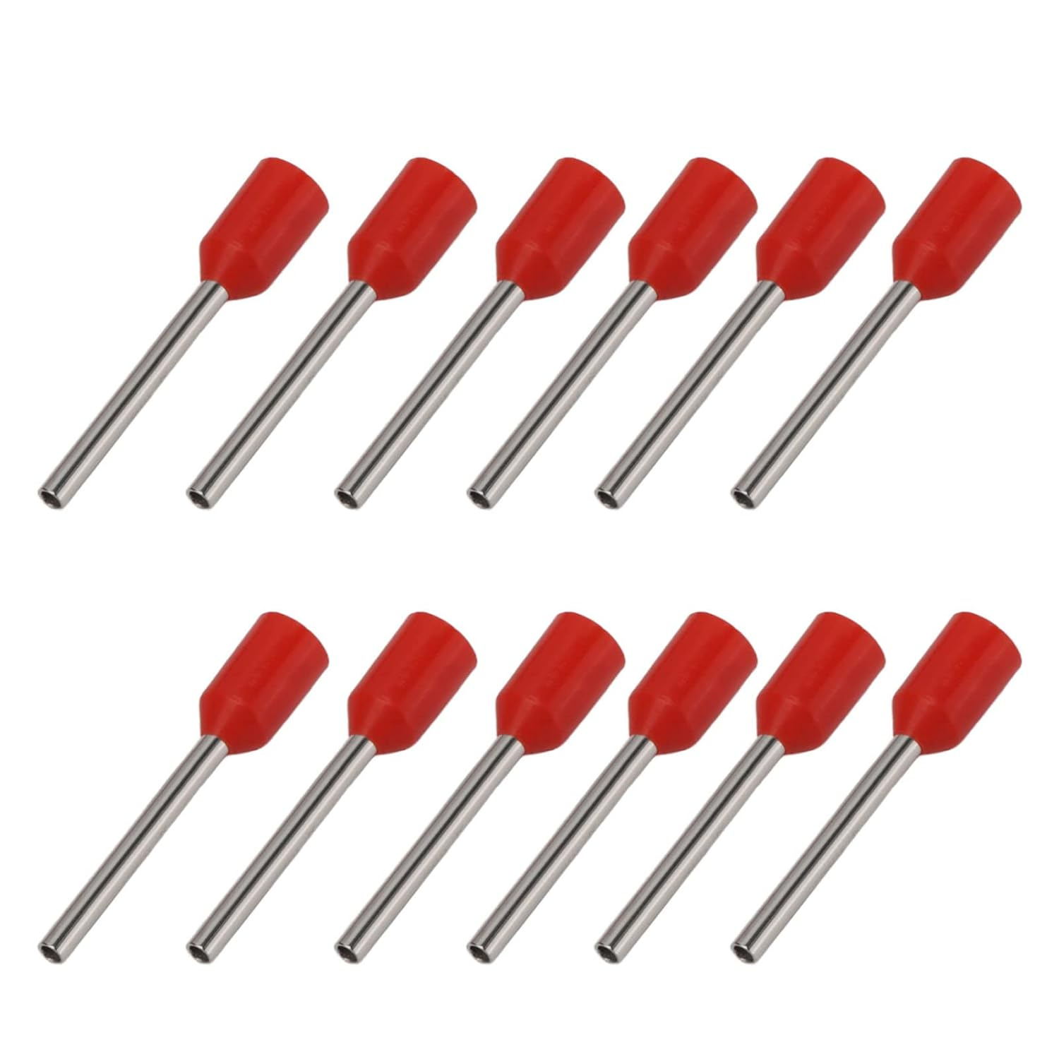 1000PCS Insulated Ferrules Terminals Wire Ferrule Connector Kit Pin Copper Crimping Connector Insulated Crimp Wire Terminal for AWG 22 Electrical (E0512) image number 2