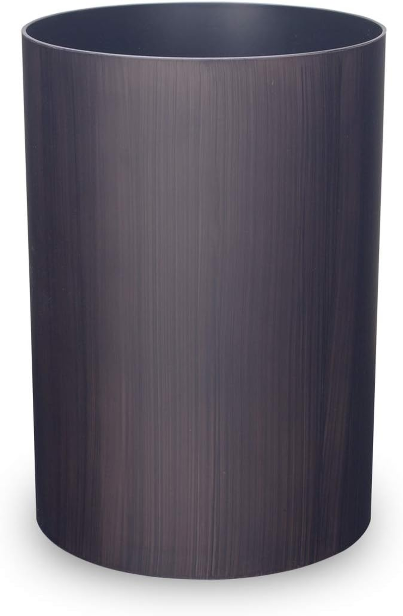 Tatsukraft Wood Grain Painted Trash Can Natural Wood Box, S, 3.4 L, Black, Cherry, Trash Bin, Stylish, Living Room, Small, Kitchen, Dust Box, Furniture, Pail, Wastebasket, Small, No Lid, Wood Grain