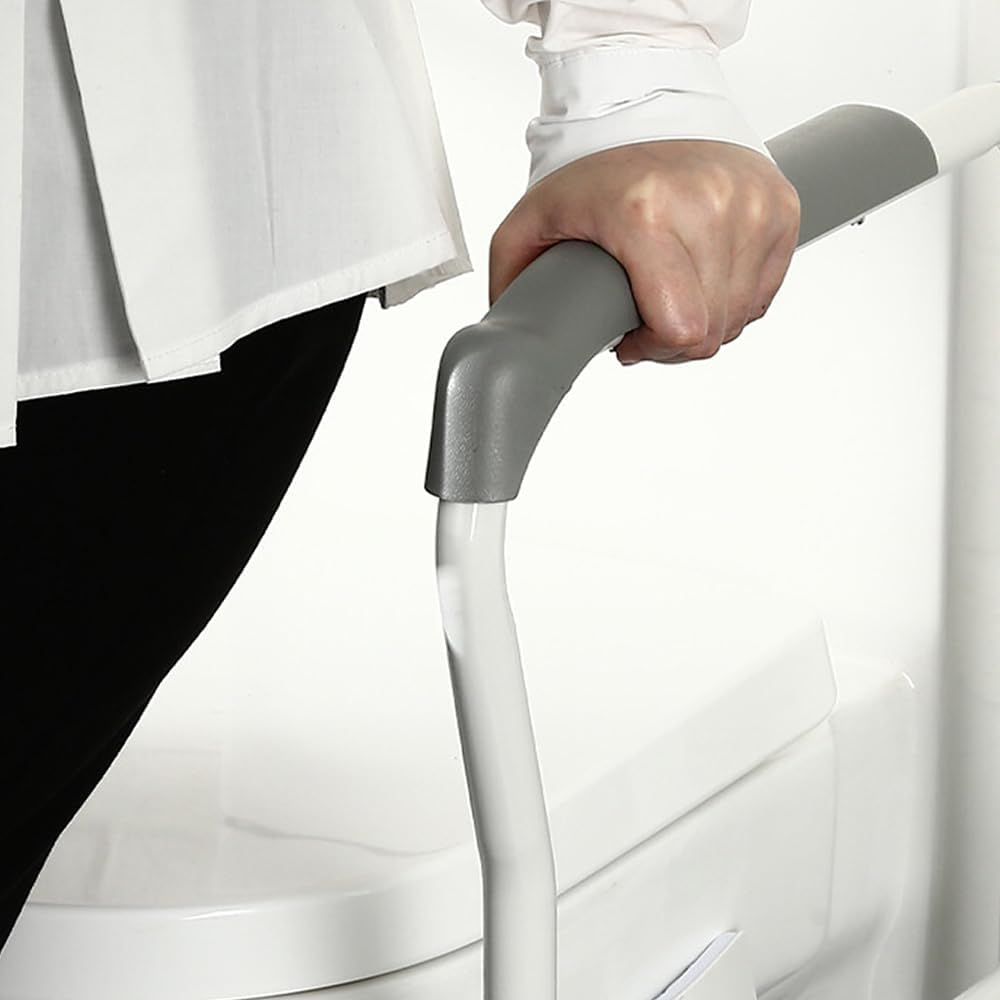 Toilet Armrest,Adjustable Toilet Grab Bar,Bathroom Safety Frame,Vertical Armrest, Commode Safety Handrail,For Senior,Handicap,Disabled image number 3