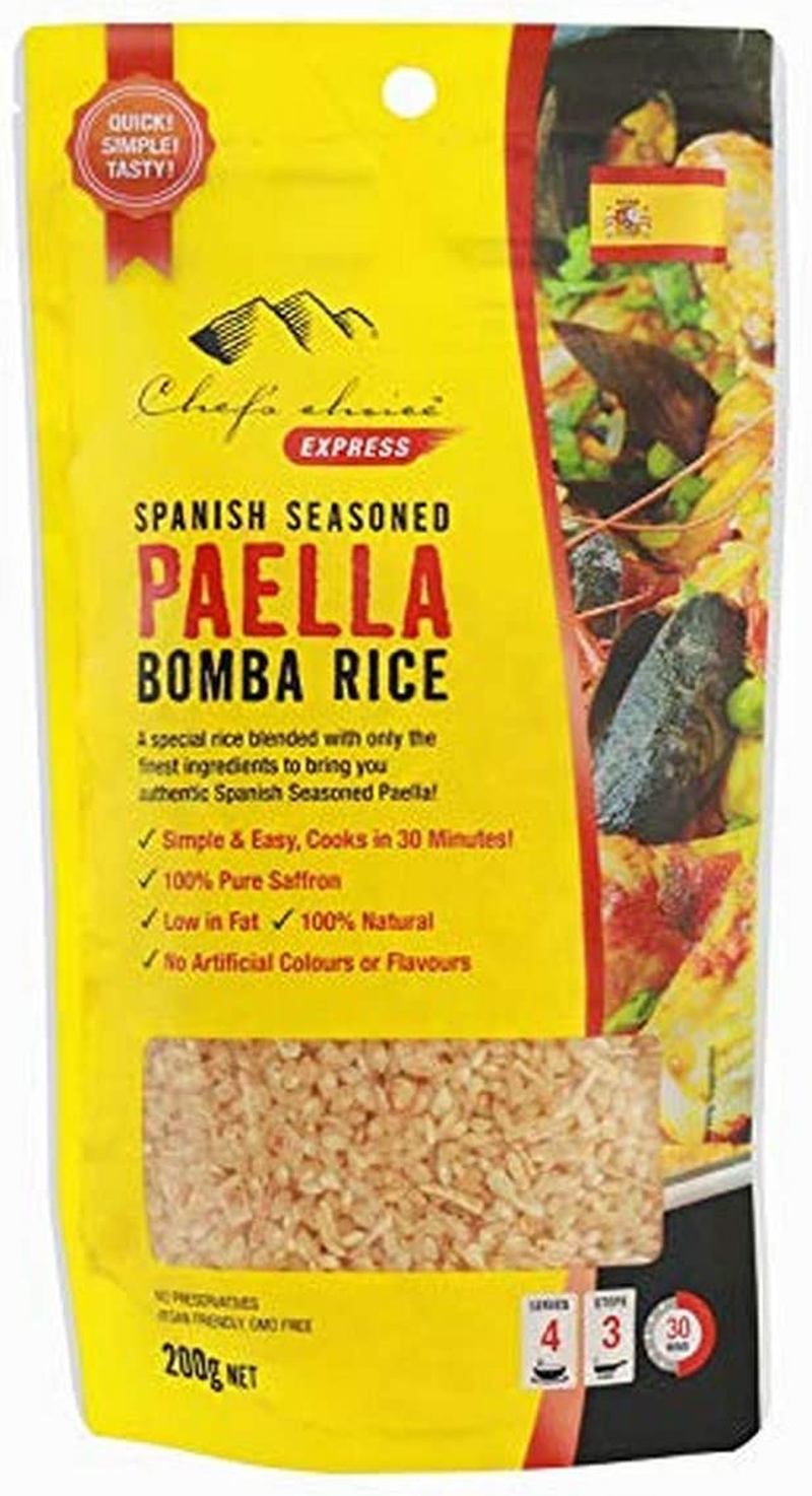 Chef'S Choice Express Spanish Paella Bomba Rice Meal 200G image number 1