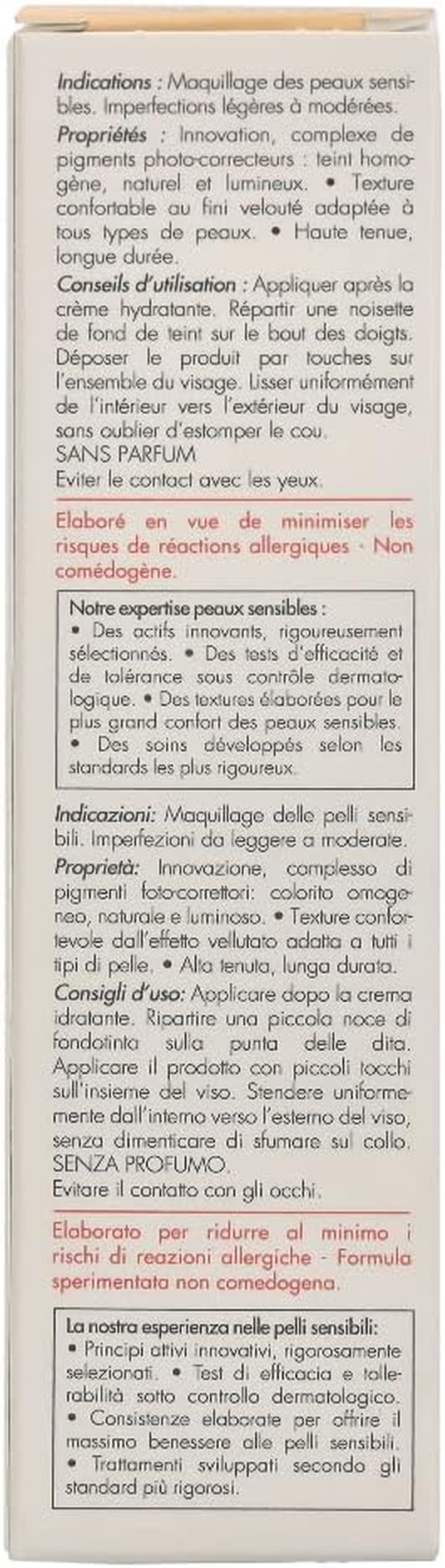 Av&egrave;ne Couvrance Correcting Make up Fluid Naturel 02.30 Ml image number 3