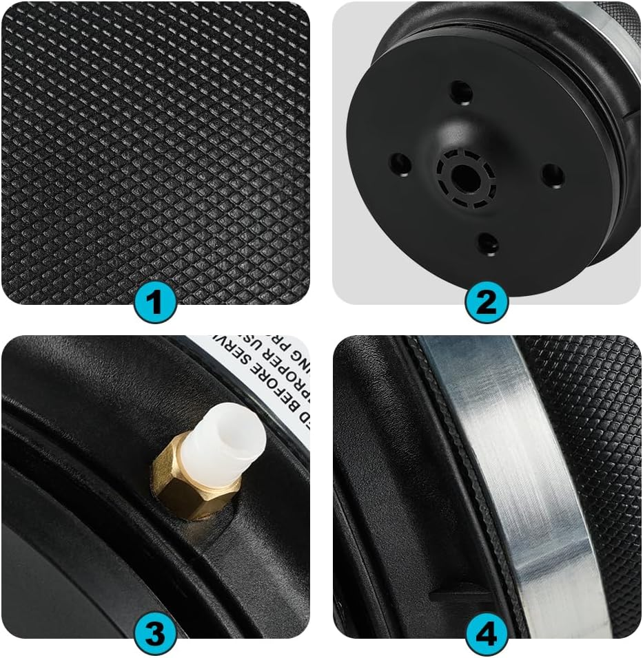 JDMON Replacement for Rear Air Spring Kit Suspension Bags Mercedes Benz 2005-2015 X164/166 W164/166 Gl-Class GL320/350/450/550 ML-CLASS ML320/350/450/500/550/63 AMG, Air Shock Absorber Kit, 2PC