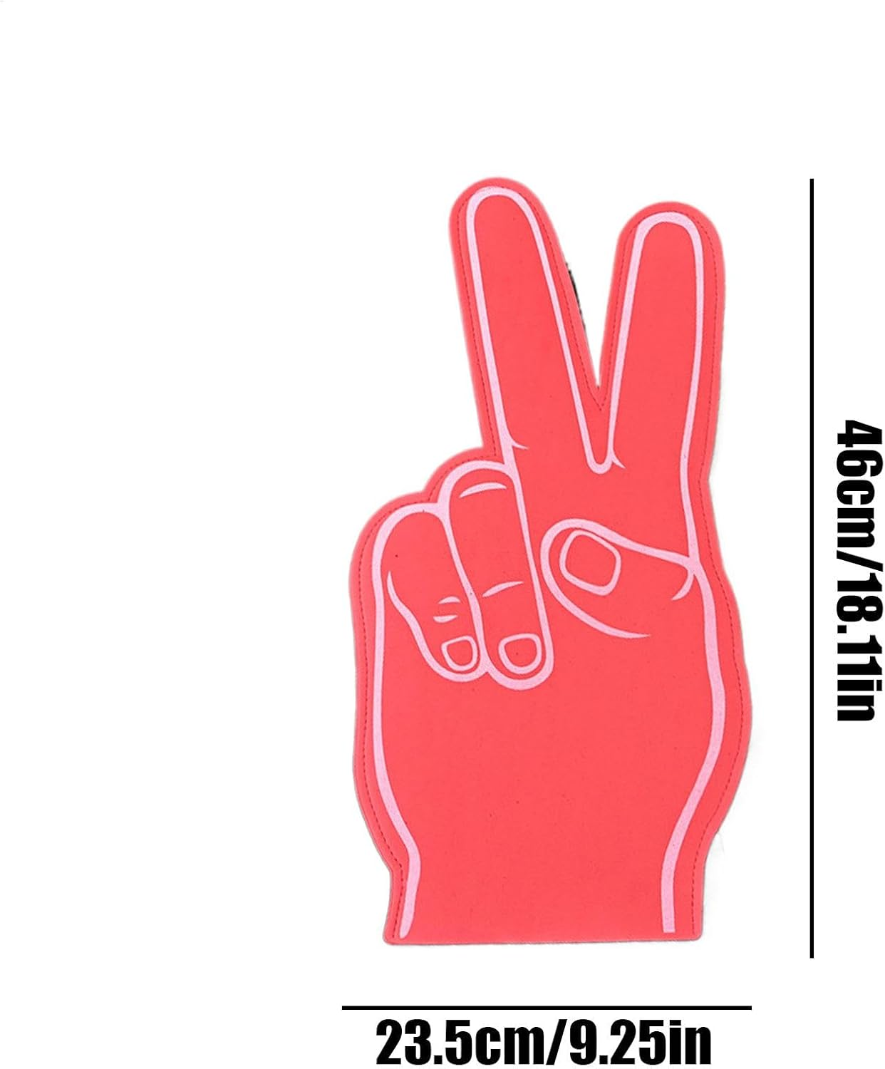 Foam Fingers - Sports Fan Foam Hand | Giant Foam Finger for Game Day Cheers | Fun and Colorful Fingers for Sports Events, Team Spirit, Tailgating | Foam Finger for Support and Celebration