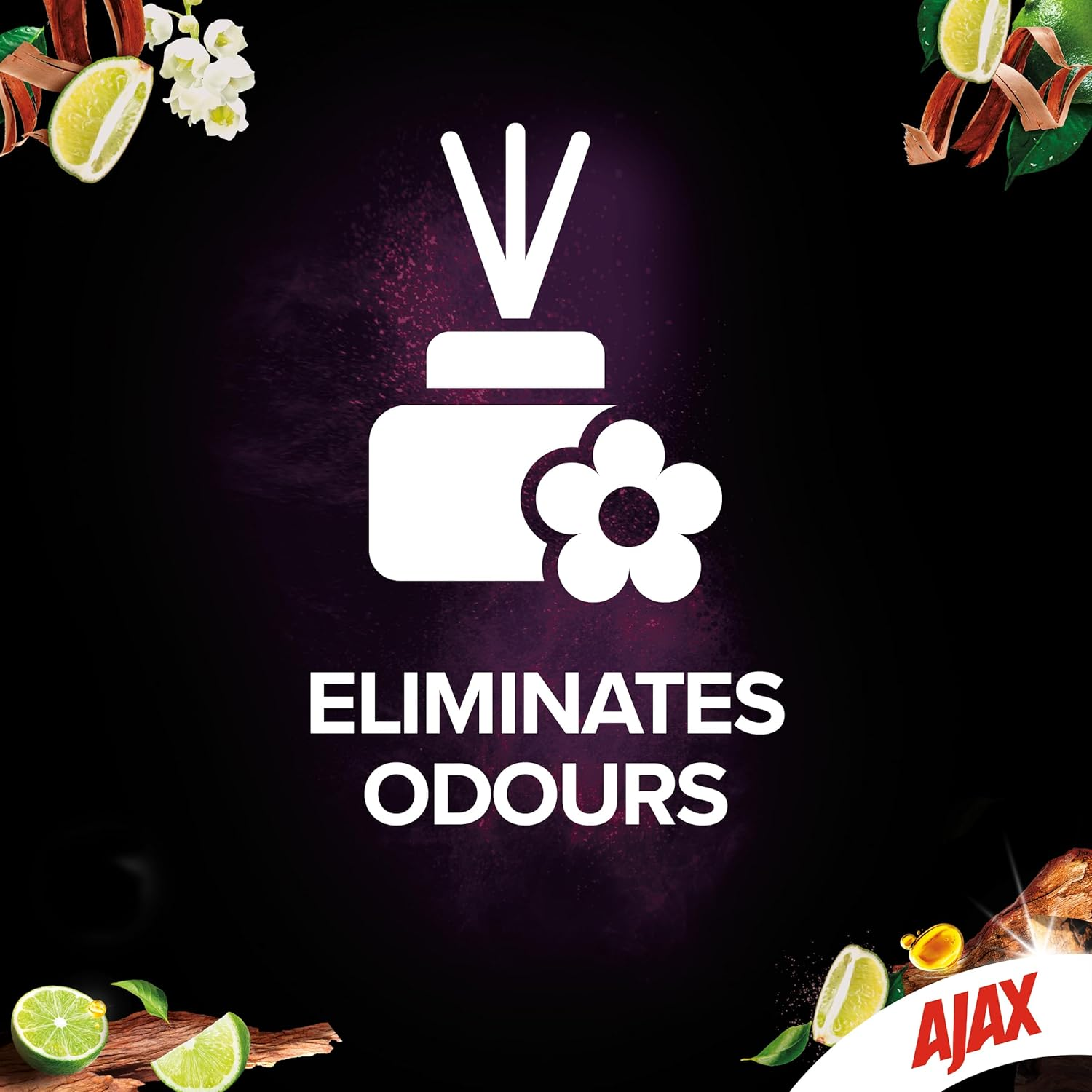 Ajax Luxury Home Multipurpose Cleaning Wipes Crisp Lime & Sandalwood 110 Pack image number 4