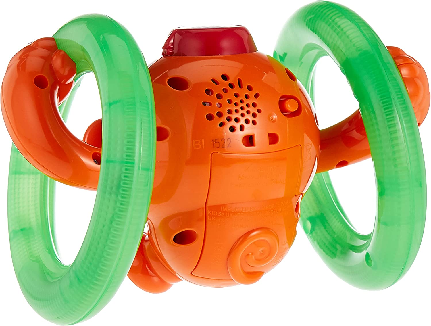 Bright Starts Roll & Glow Monkey Toy with Lights and Melodies, Multi image number 3