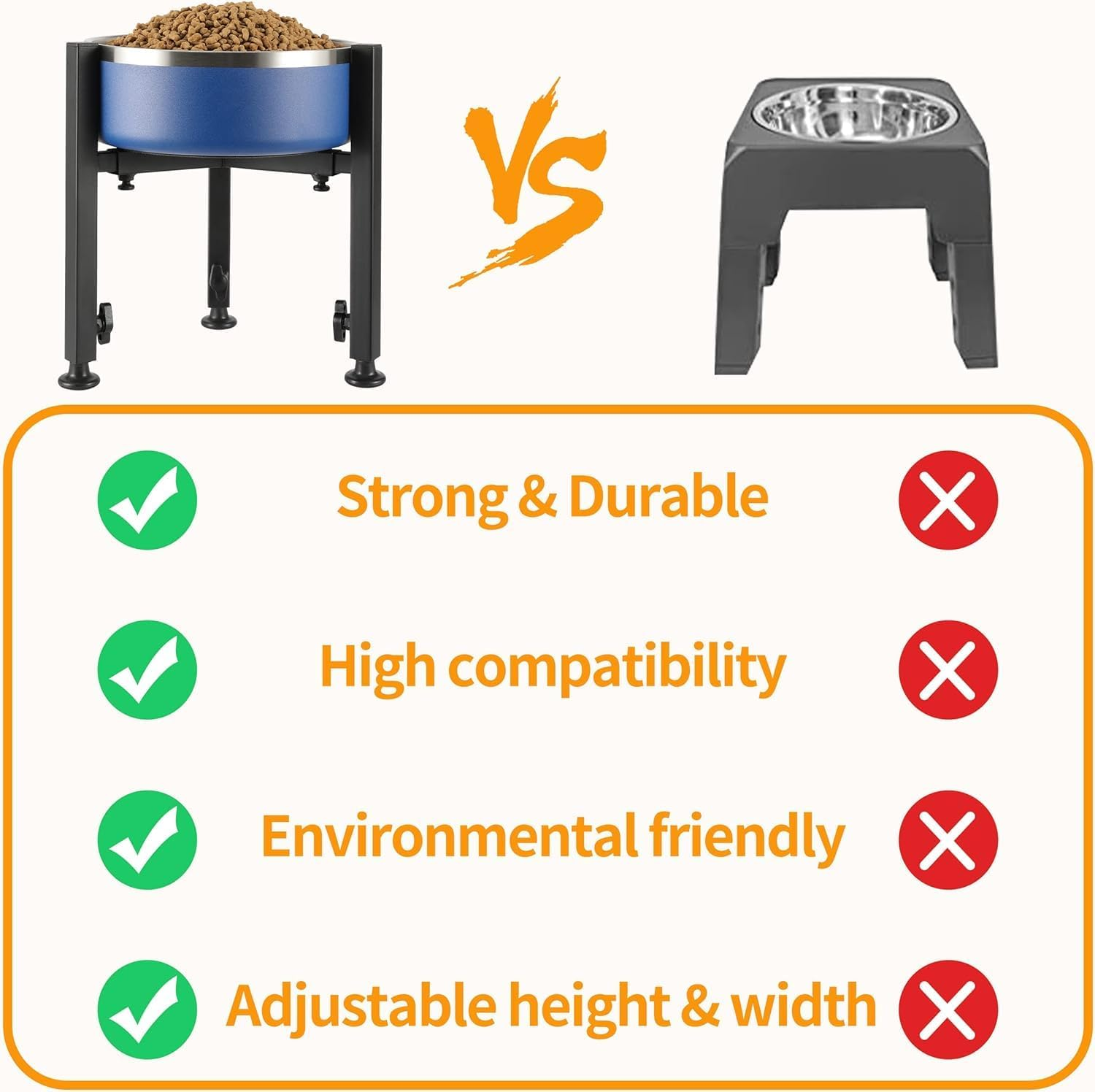 Single Dog Bowl Stand image number 6