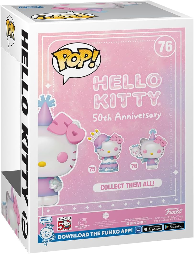 FUNKO POP! Sanrio Animation: Hello Kitty with Balloons, 50Th Anniversary image number 3