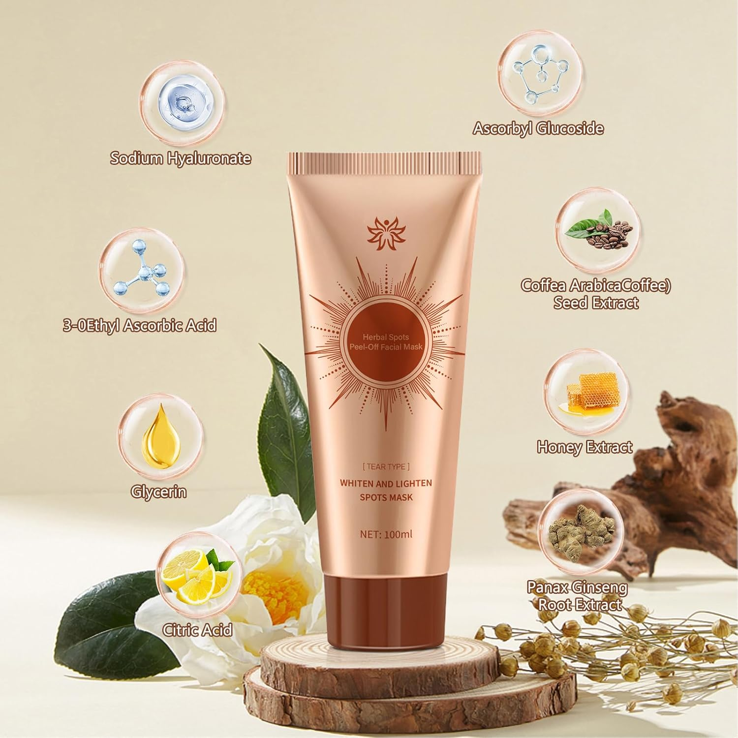 Winovera Herbal Spots Peel-Off Facial Mask, Herbal Dark Spot Peel off Face Mask, Deep Nourishment & Pore Tightening, for All Skin Types (2 Pcs) image number 1