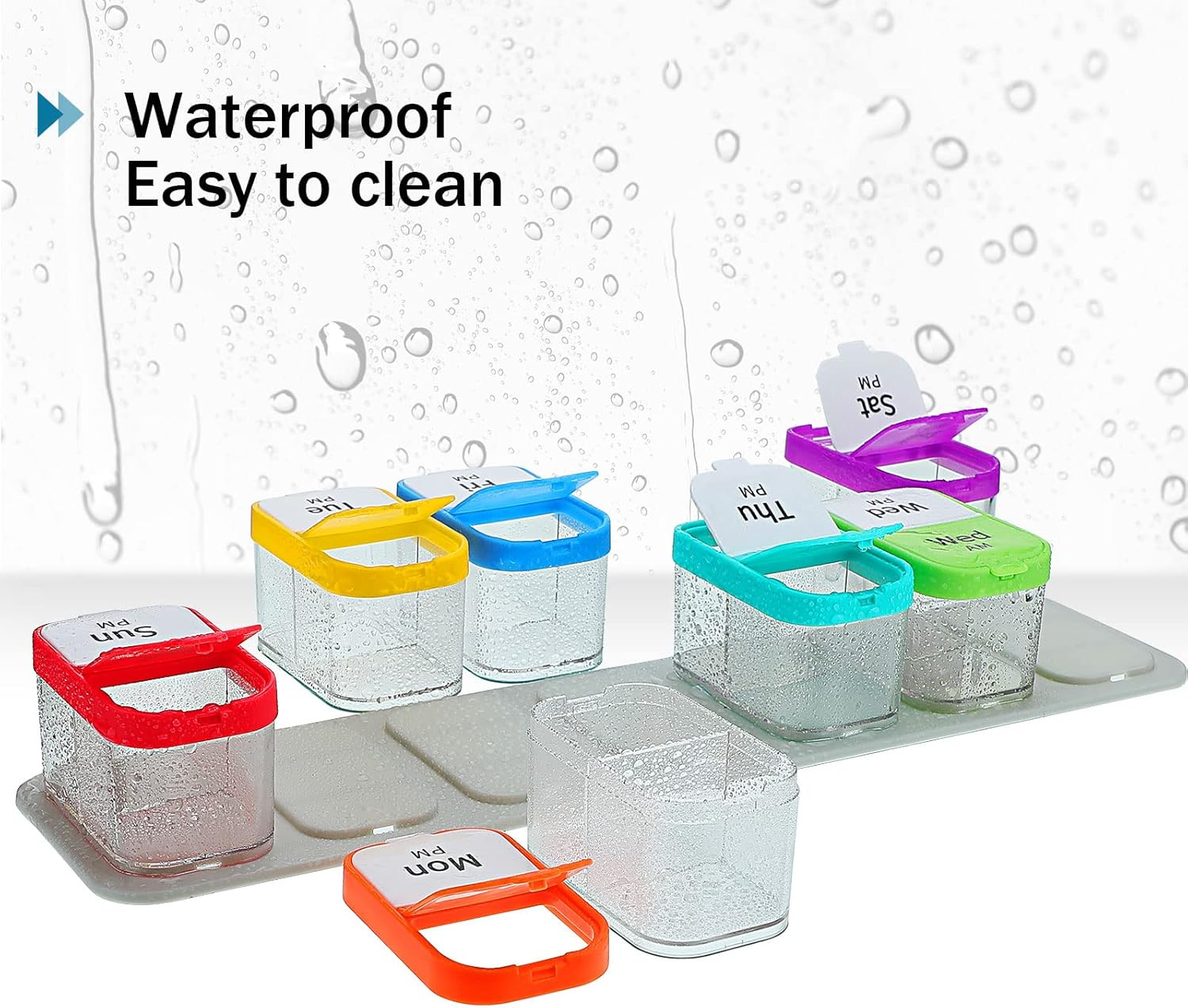 Extra Large Pill Organizer 7 Day XL Daily 2 Times a Day Pill Box 7 Day Am Pm Pill Case Jumbo Pill Container for Supplements Big Pill Holder Twice a Day Oversized Daily Medicine Organizer for Vitamins image number 6