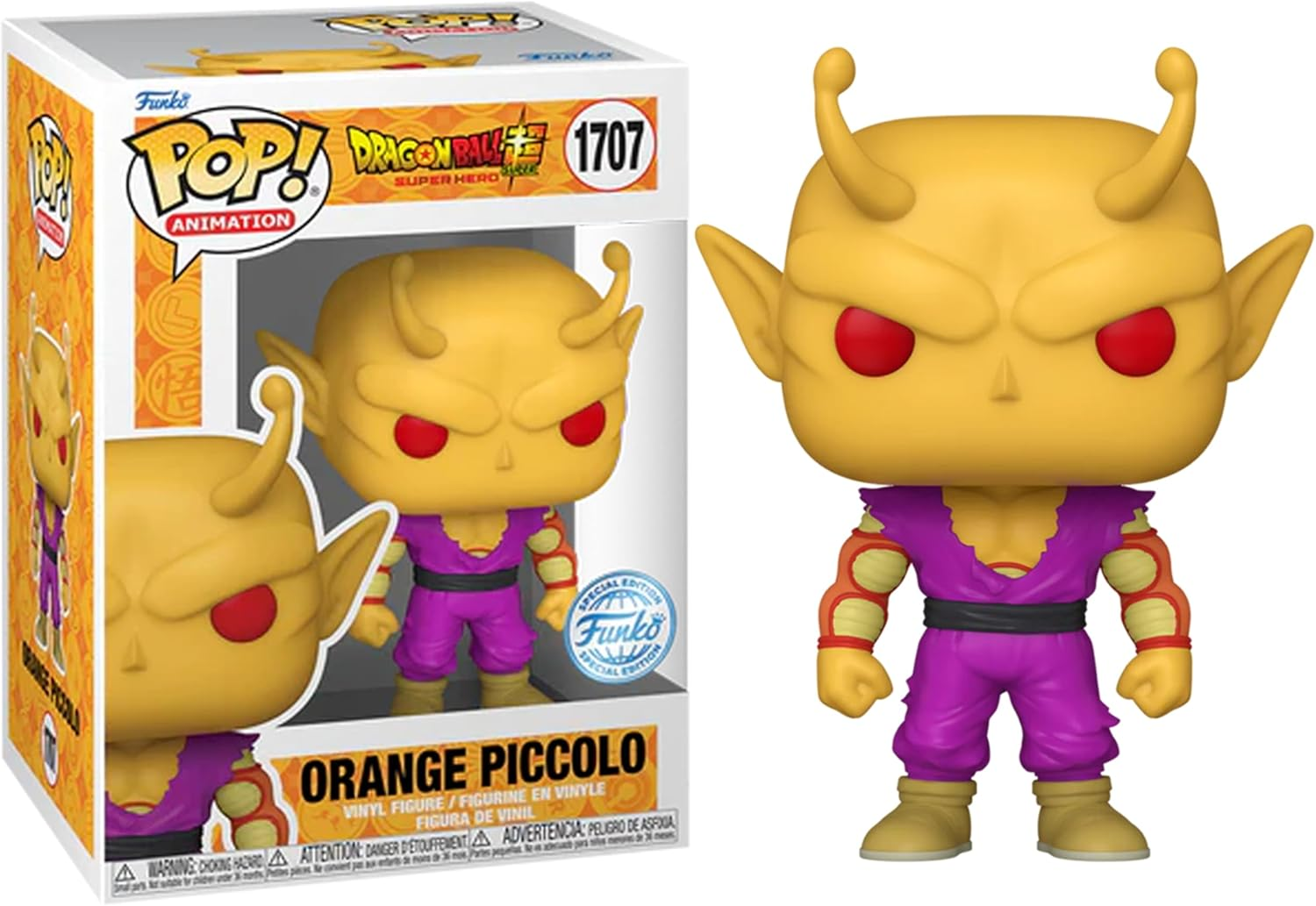 Funko Dragon Ball Super - Super Hero Piccolo Pop! Vinyl Figure, Orange image number 2