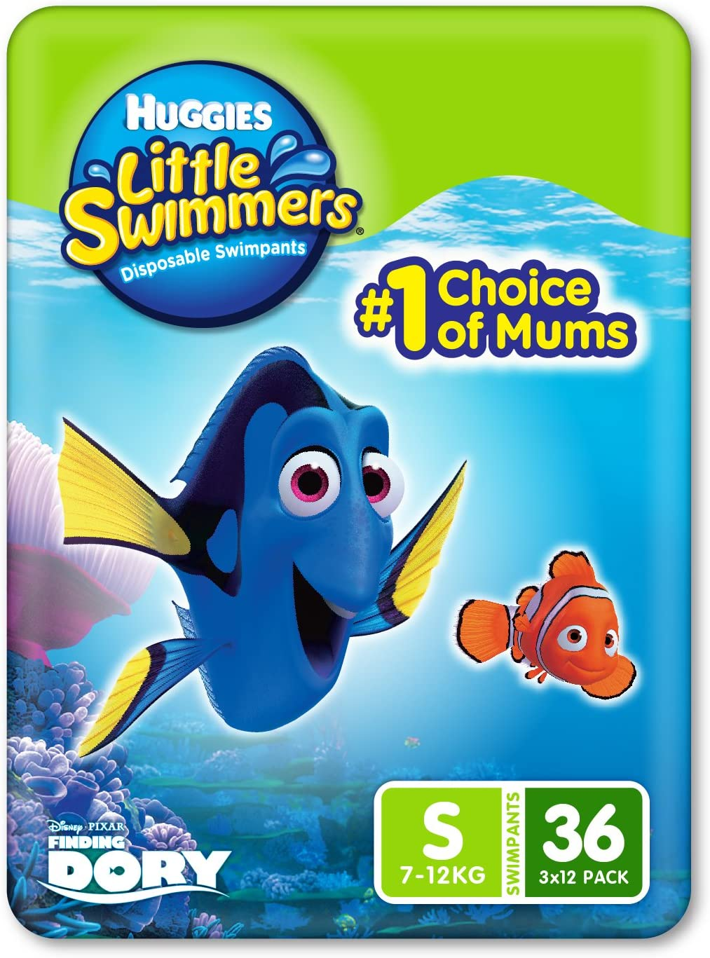 Huggies Little Swimmers Swim Nappy Small (7-12Kg) 36 Count image number 2